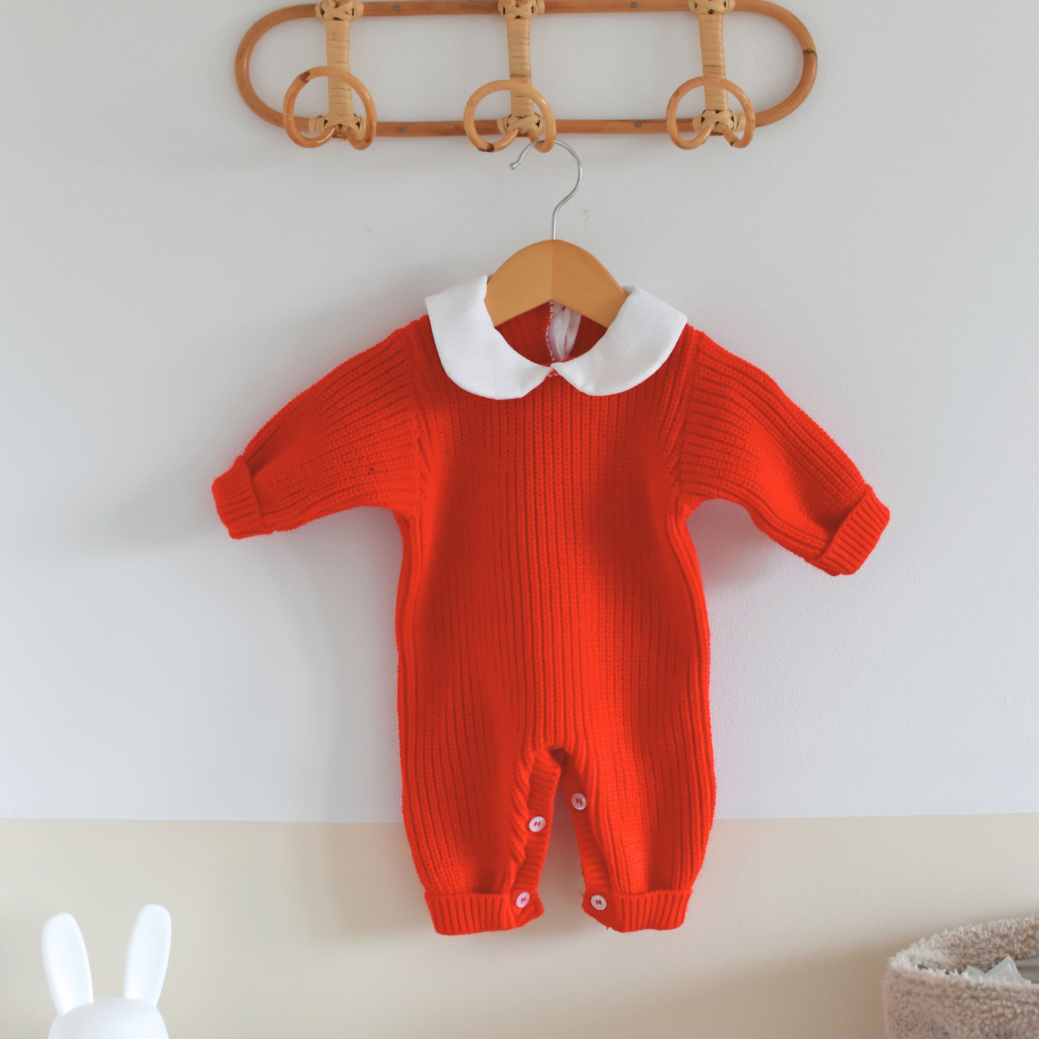 Tenue de Naissance Col Claudine– Noël