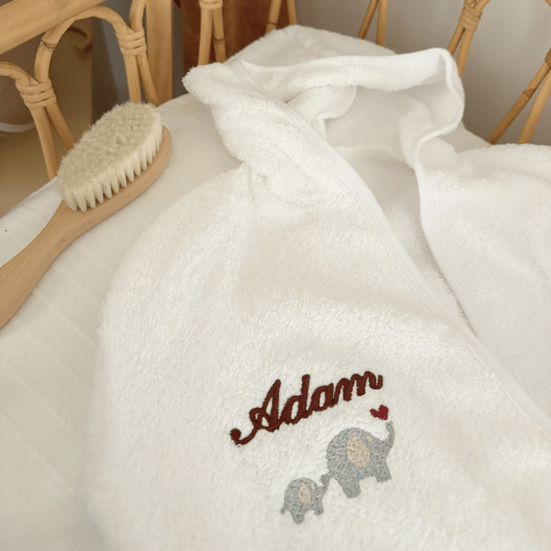 Peignoir bébé personnalisé