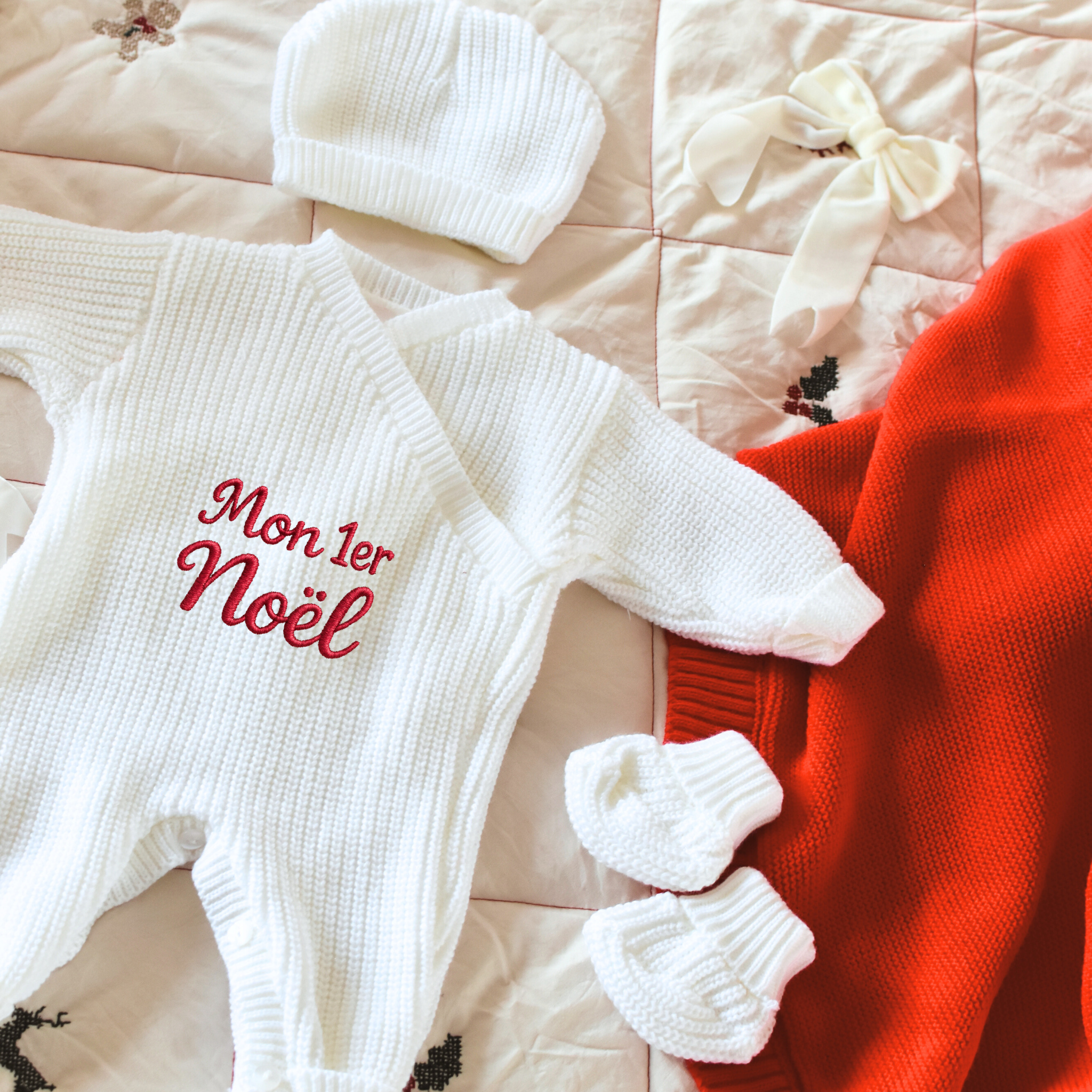 Tenue de Naissance Combinaison – Noël