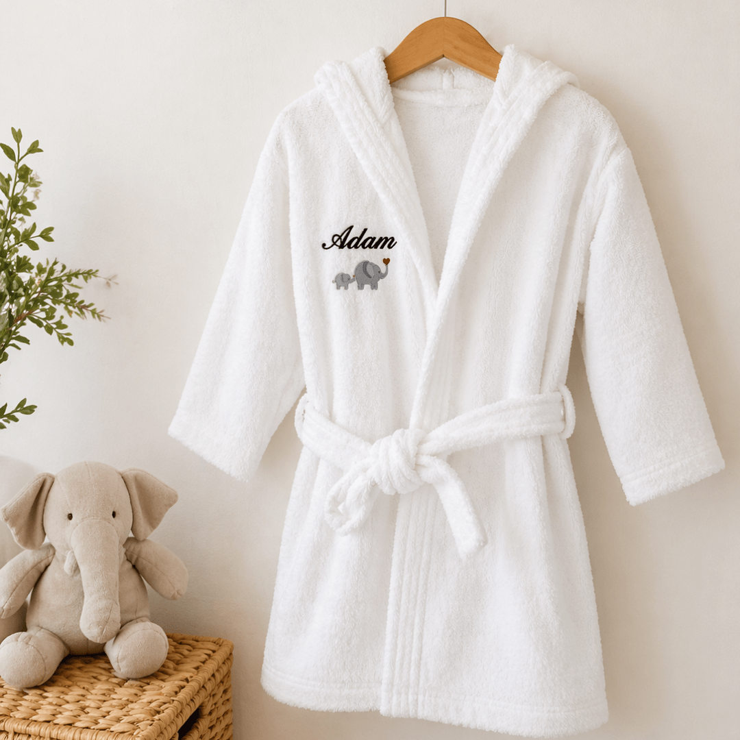 Peignoir bébé personnalisé