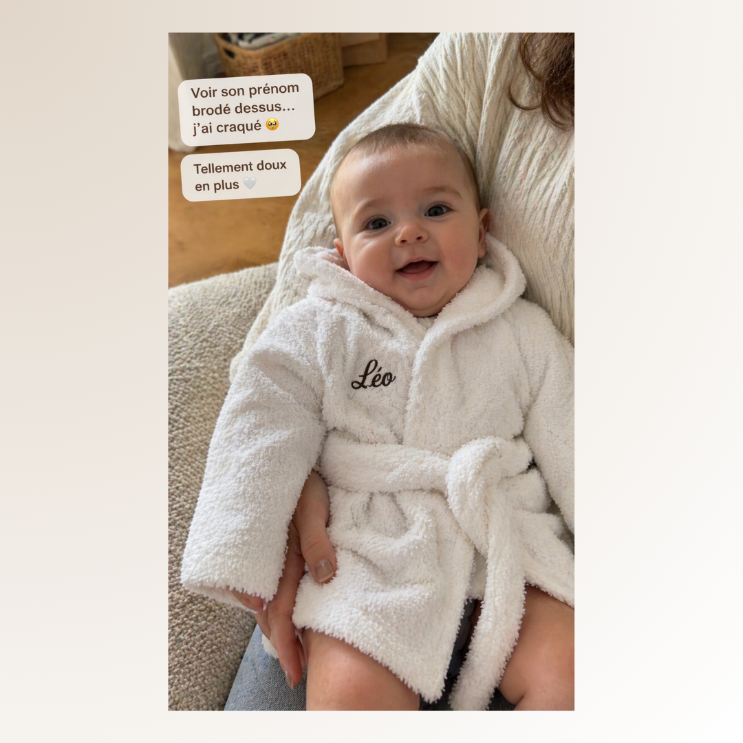 Peignoir enfant personnalisé
