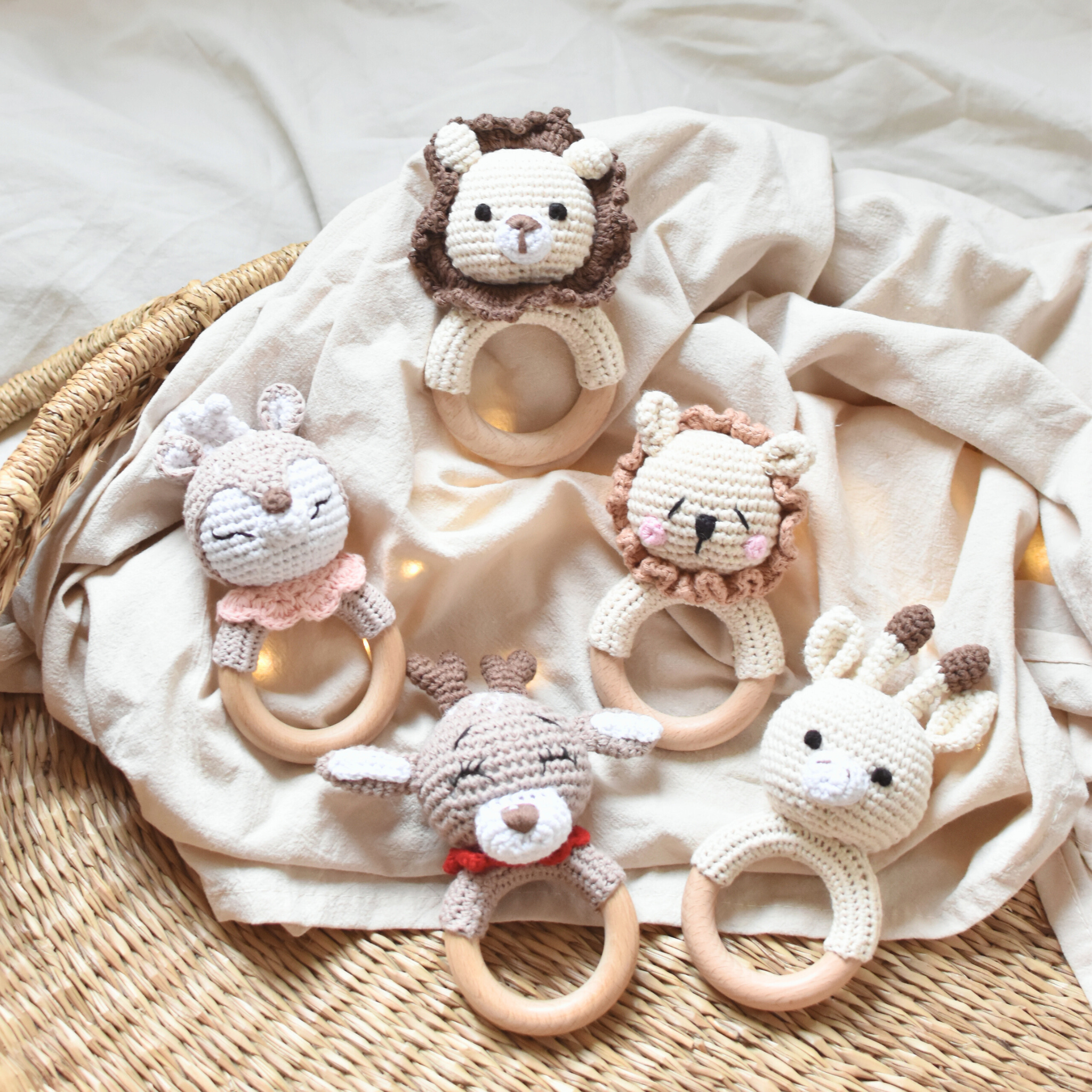 Le hochet en crochet - Nouvelle collection - Personnalisable