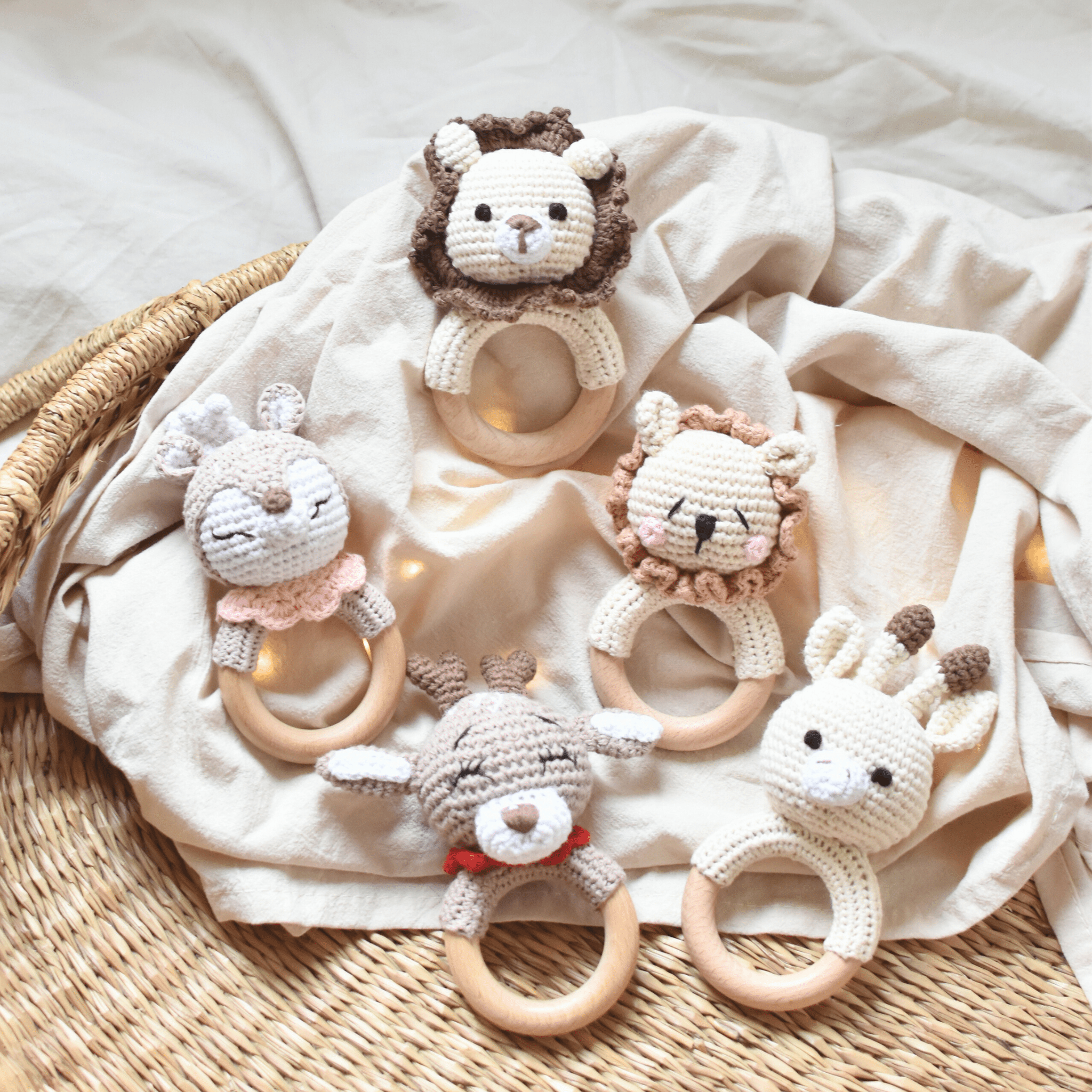 Le hochet en crochet - Nouvelle collection - Personnalisable