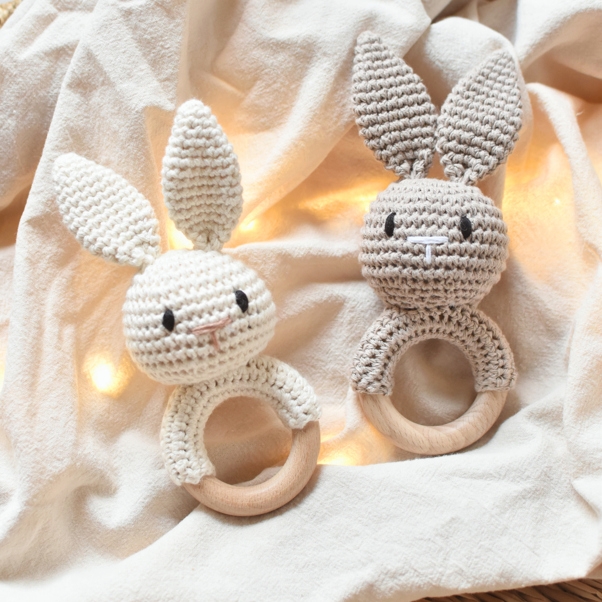 Le hochet en crochet - Nouvelle collection - Personnalisable