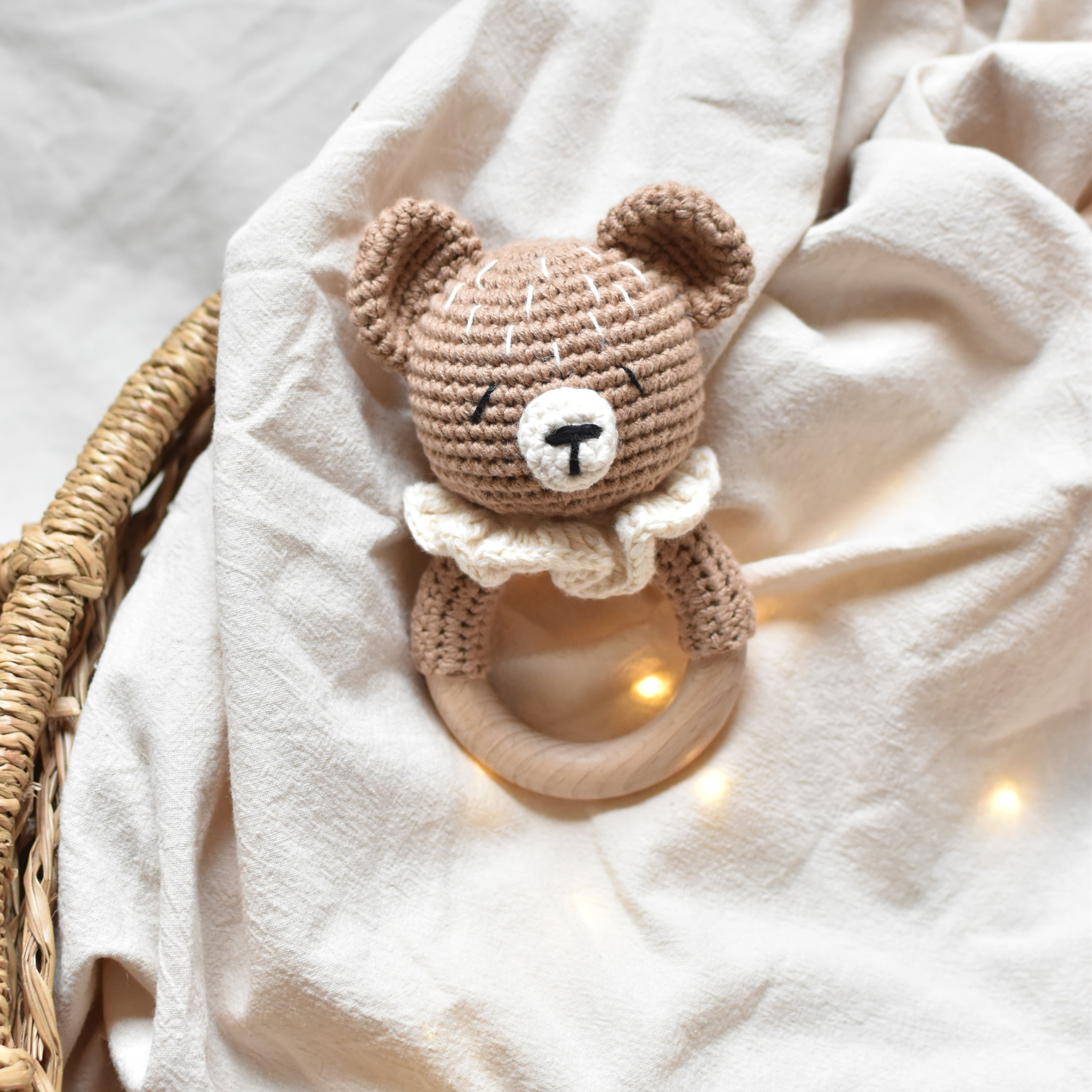 Le hochet en crochet - Nouvelle collection - Personnalisable