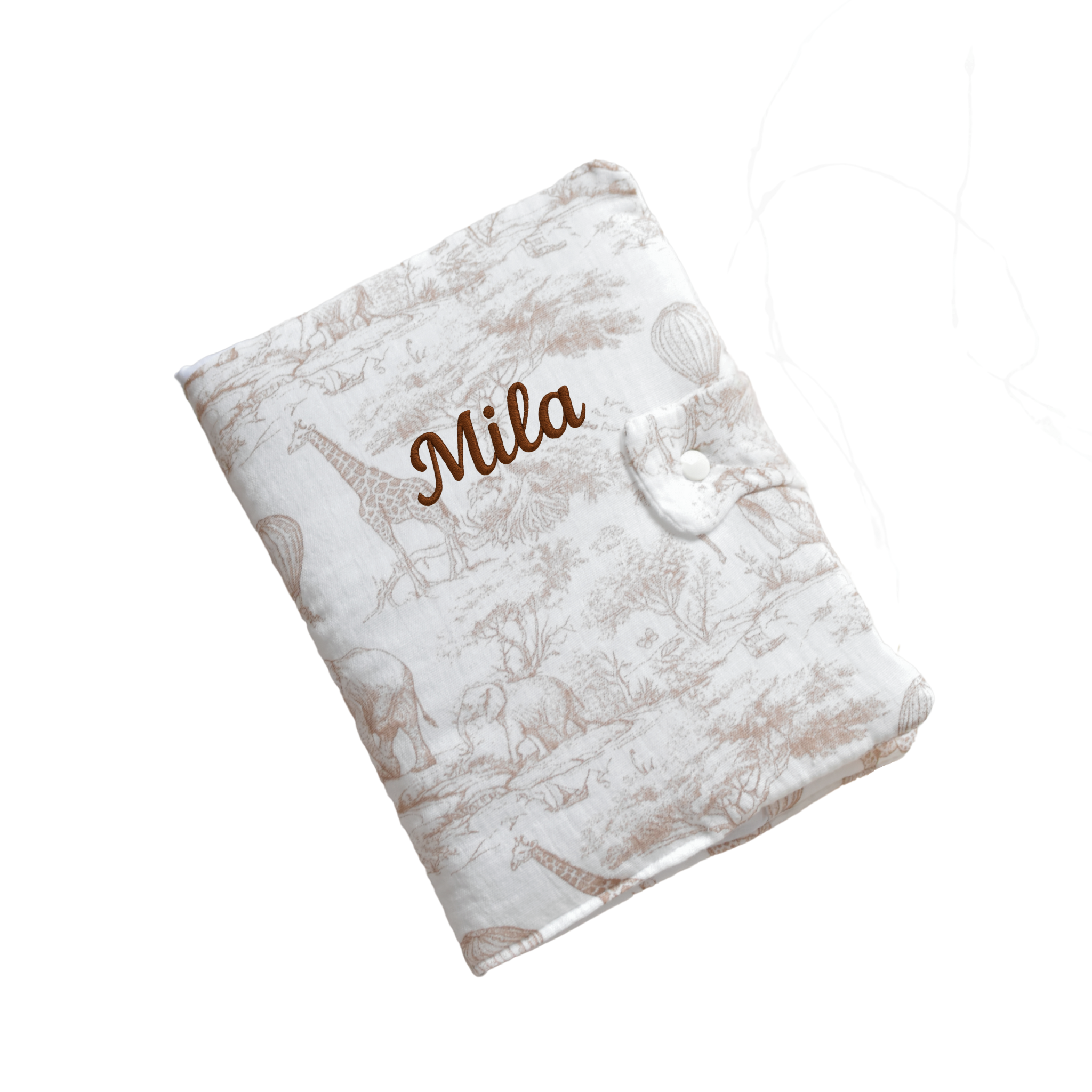 Protège carnet de Santé - Toile de Jouy