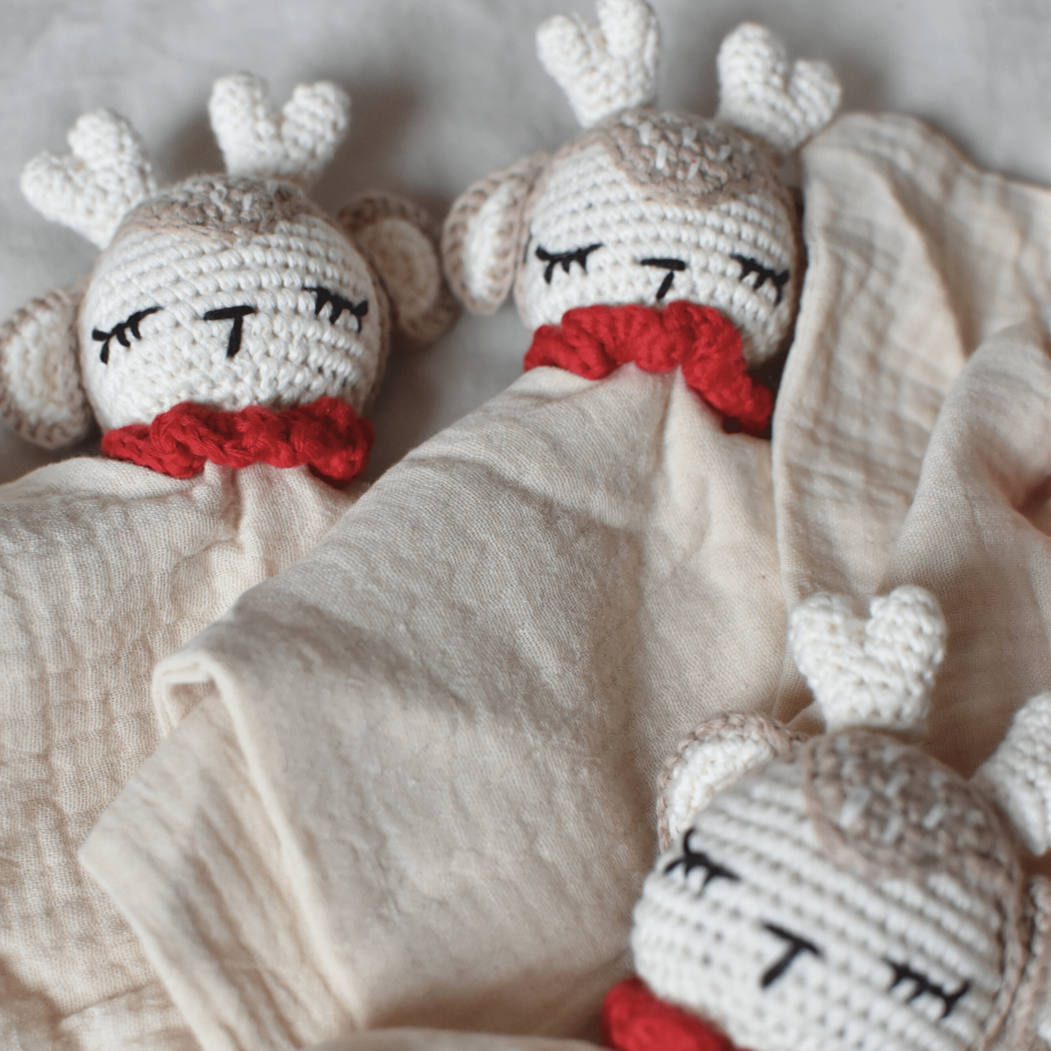 Doudou cerf - personnalisable 🎄