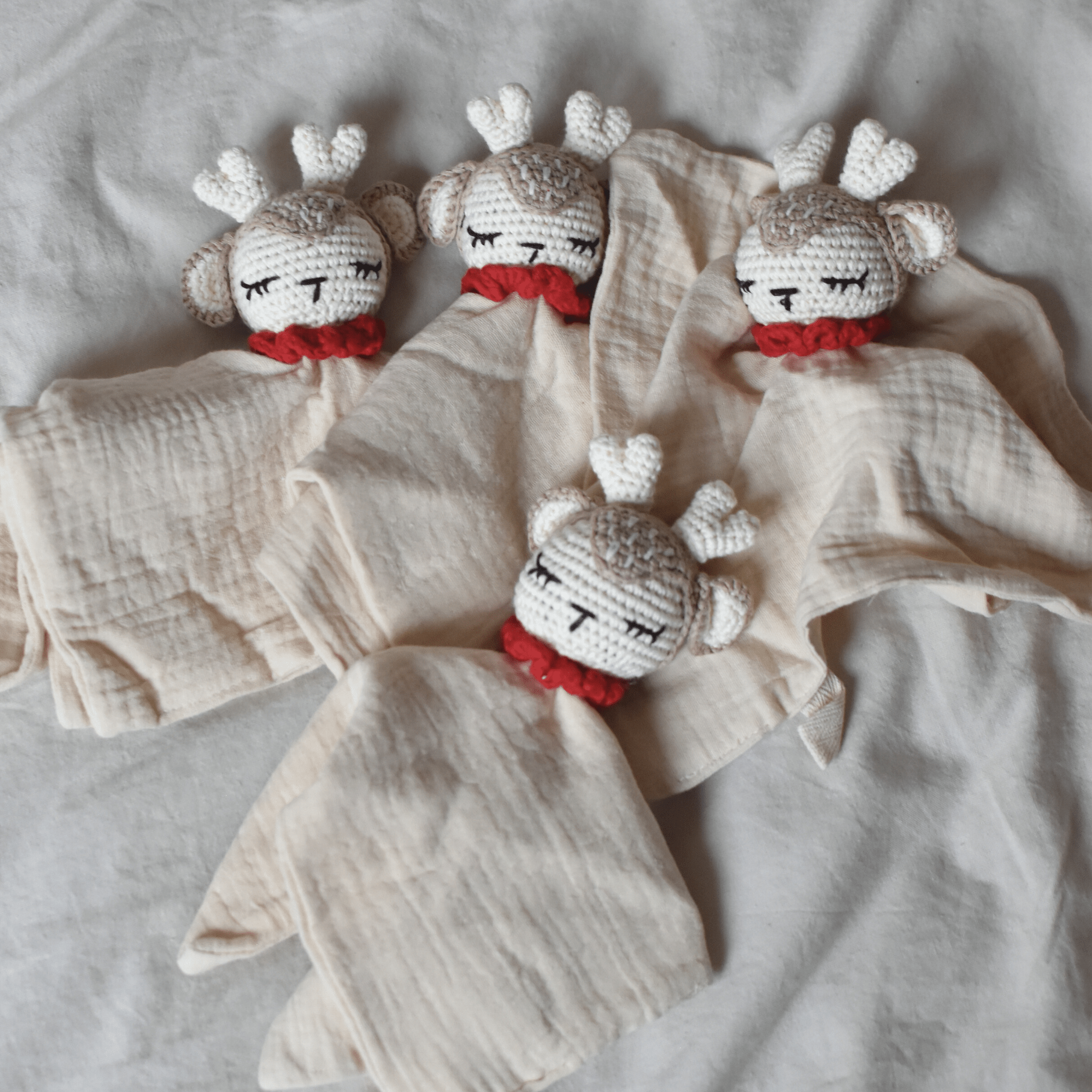 Doudou cerf - personnalisable 🎄