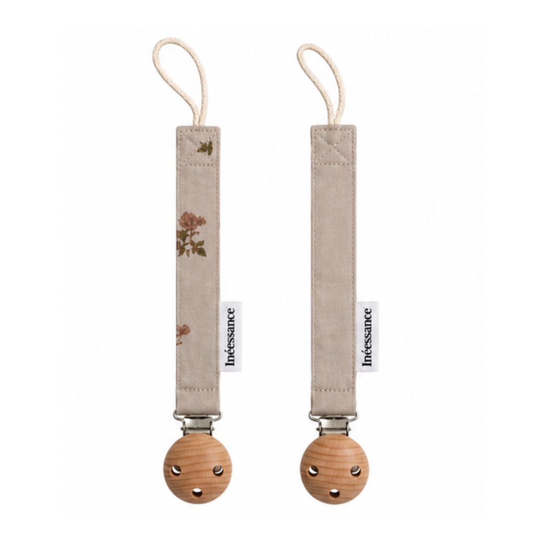 Attache tétines personnalisables bébé - Lot de 2