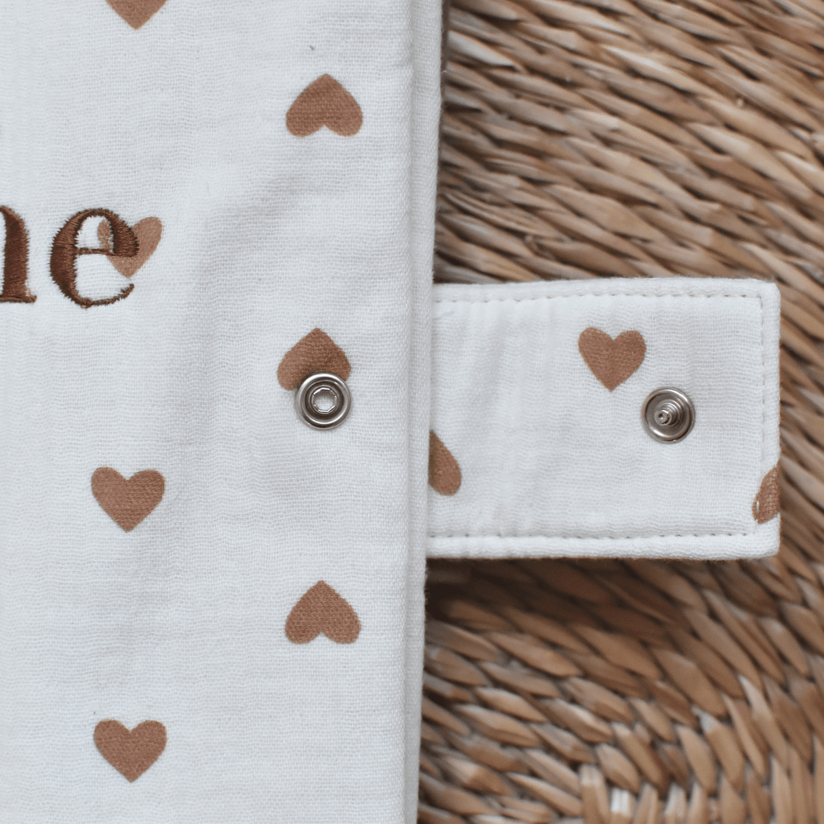 Protège carnet de santé en tissu doux et élégant