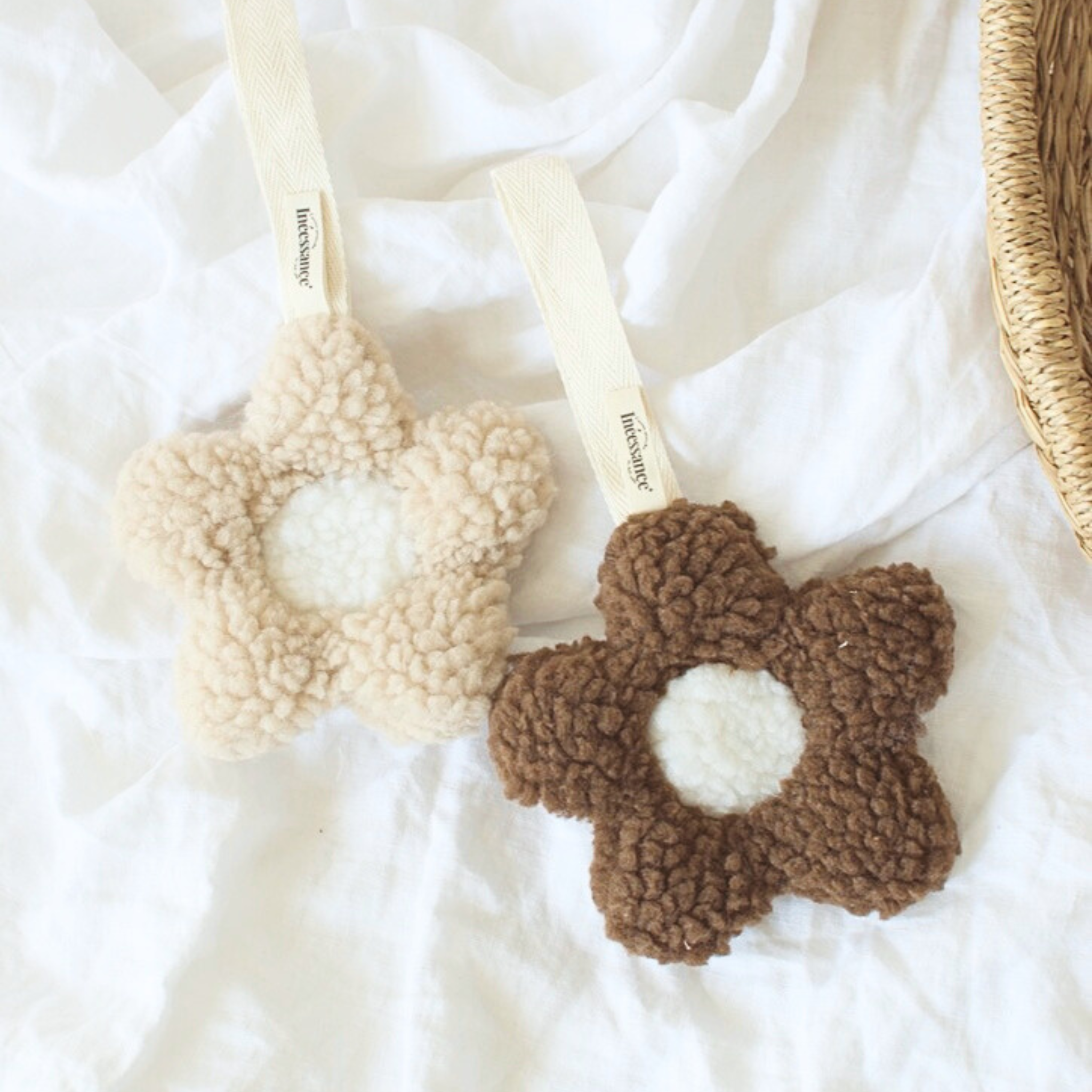 Attache-tétine Fleur & Lune Personnalisable