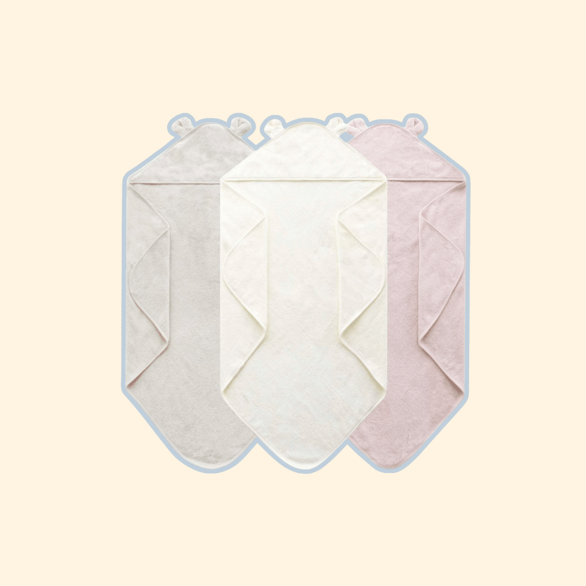 cape de bain ourson personnalisée mignone avec prénom