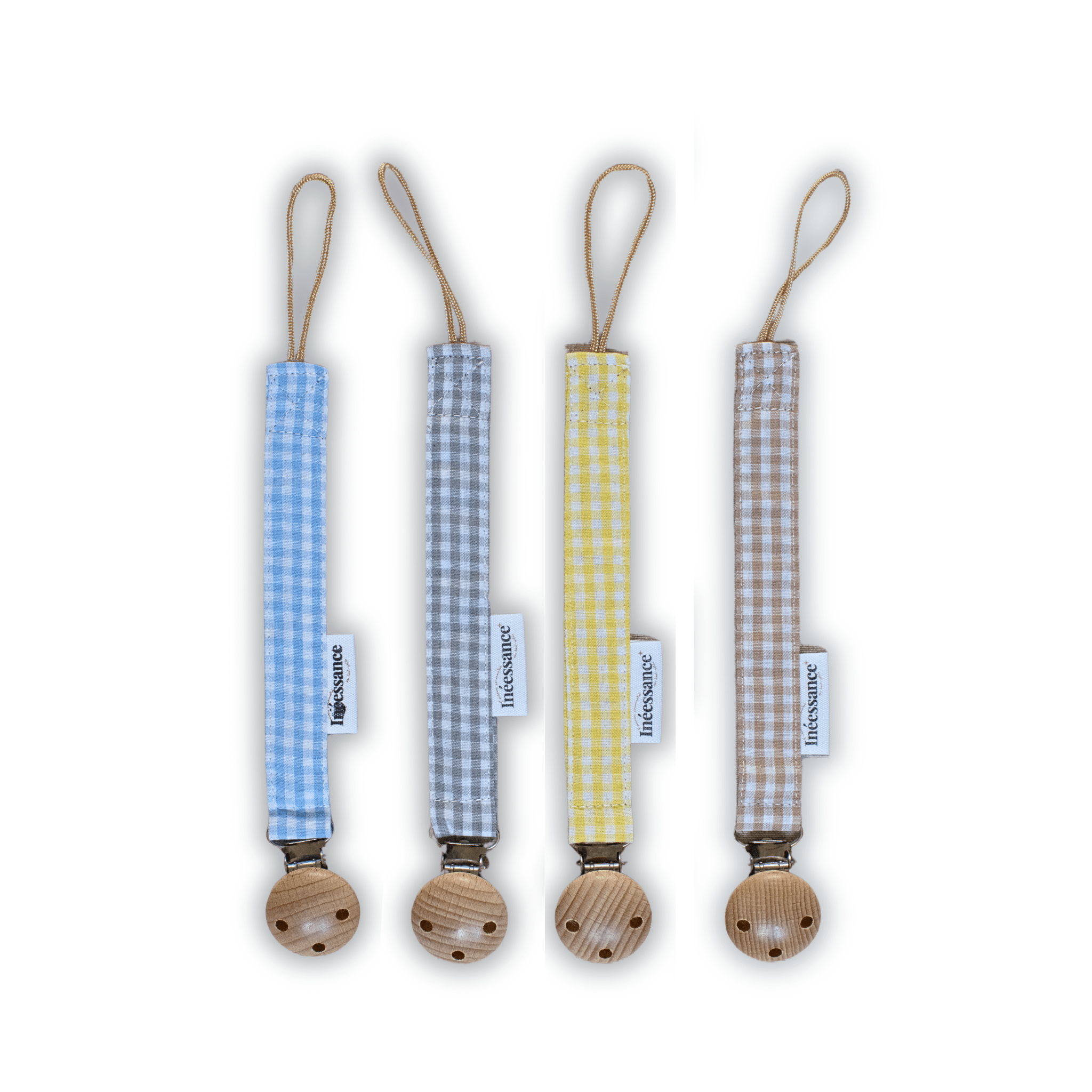 Attache tétine Vichy - Coton