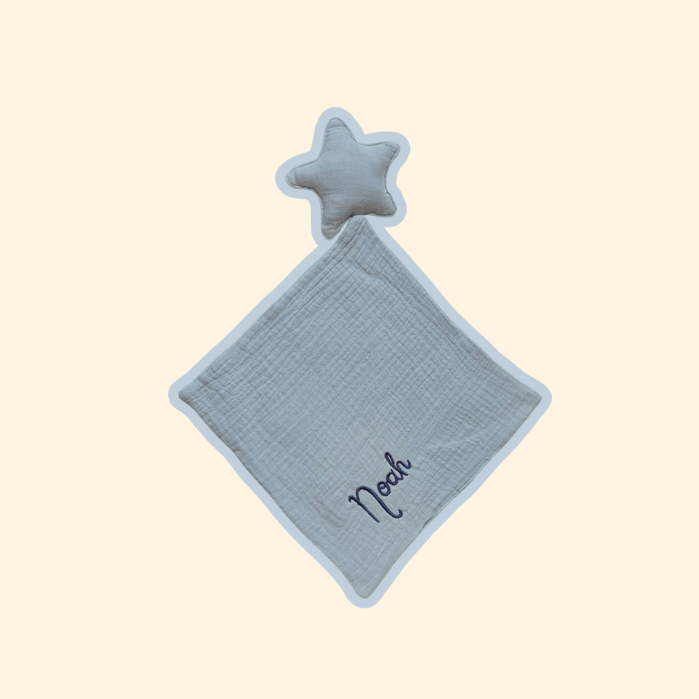 Le doudou lange étoile pour bébé