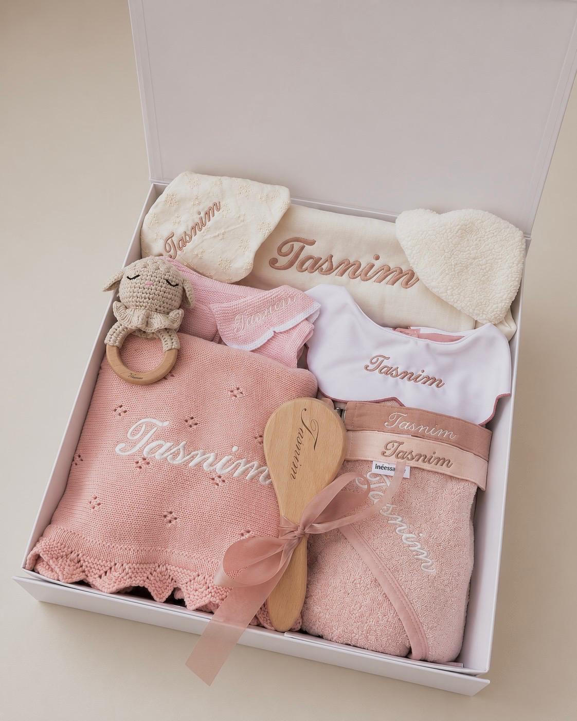 Coffret Naissance Premium - Le Grand Trousseau - 7 Pièces