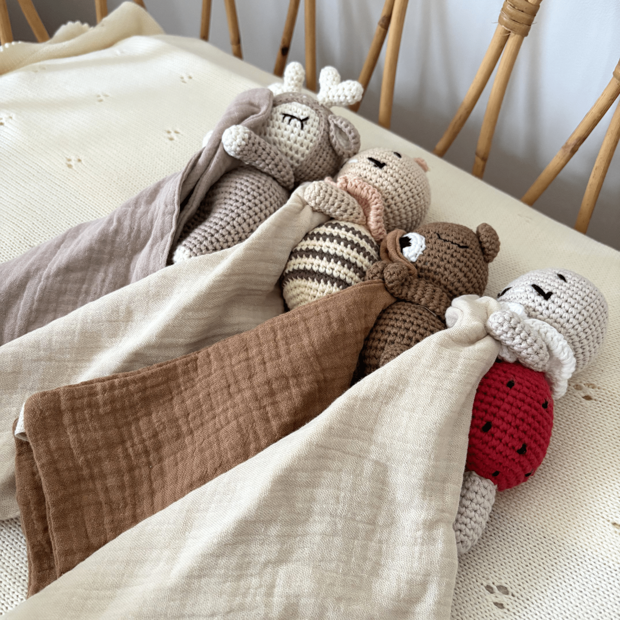 Doudou Plat en Crochet - Compagnons des Songes