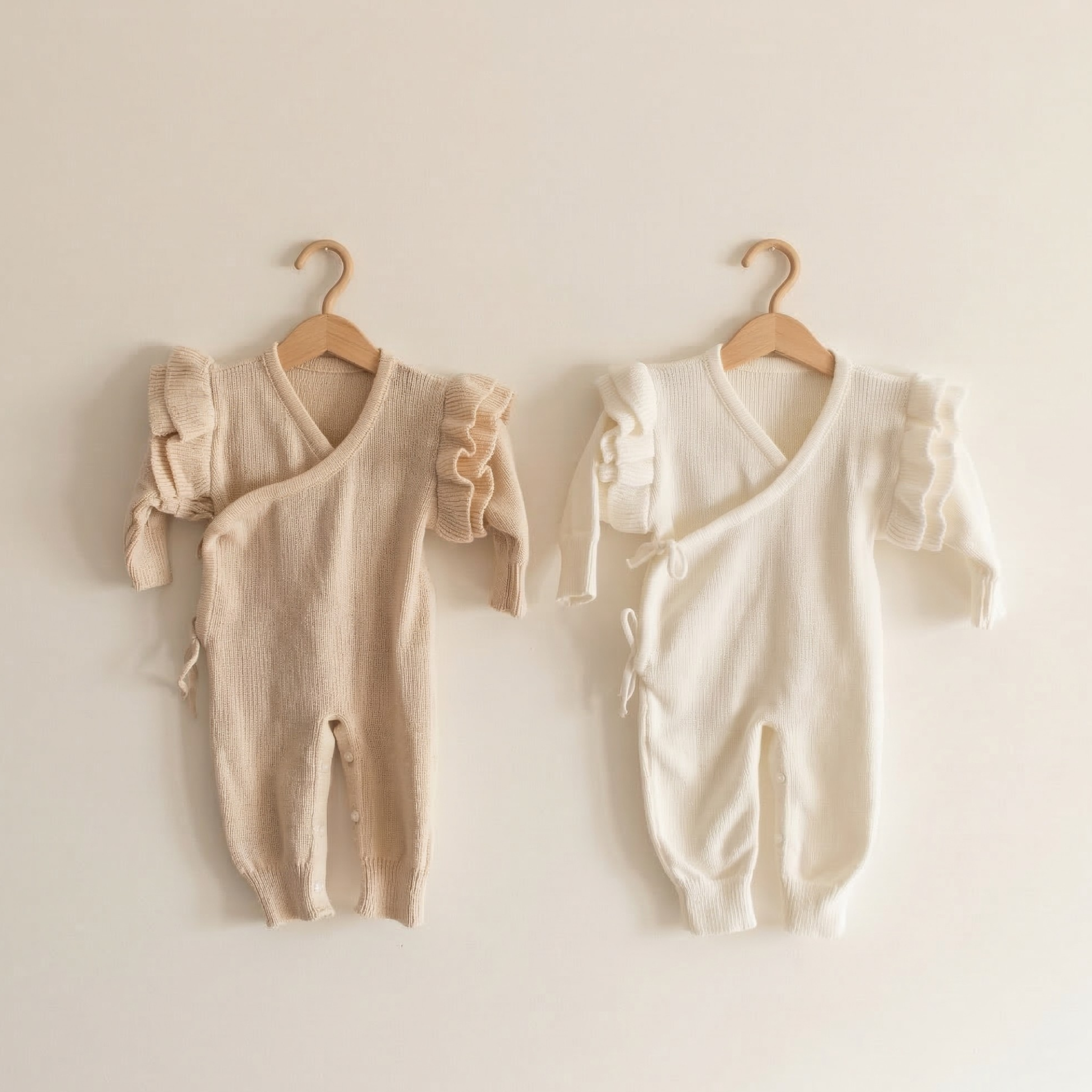 Combinaison bébé personnalisée (3 pièces) – Premiers souvenirs 🤍