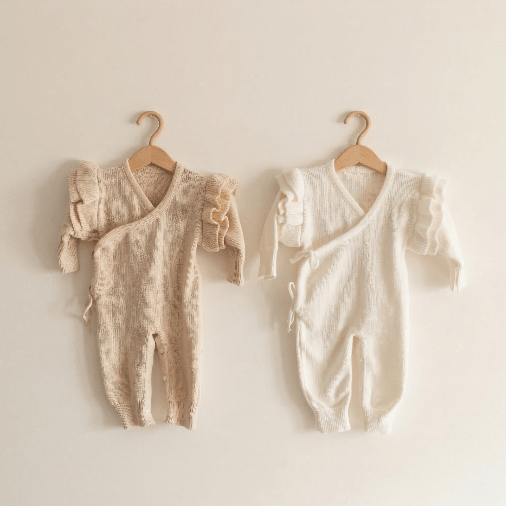 Combinaison bébé personnalisée (3 pièces) – Premiers souvenirs 🤍