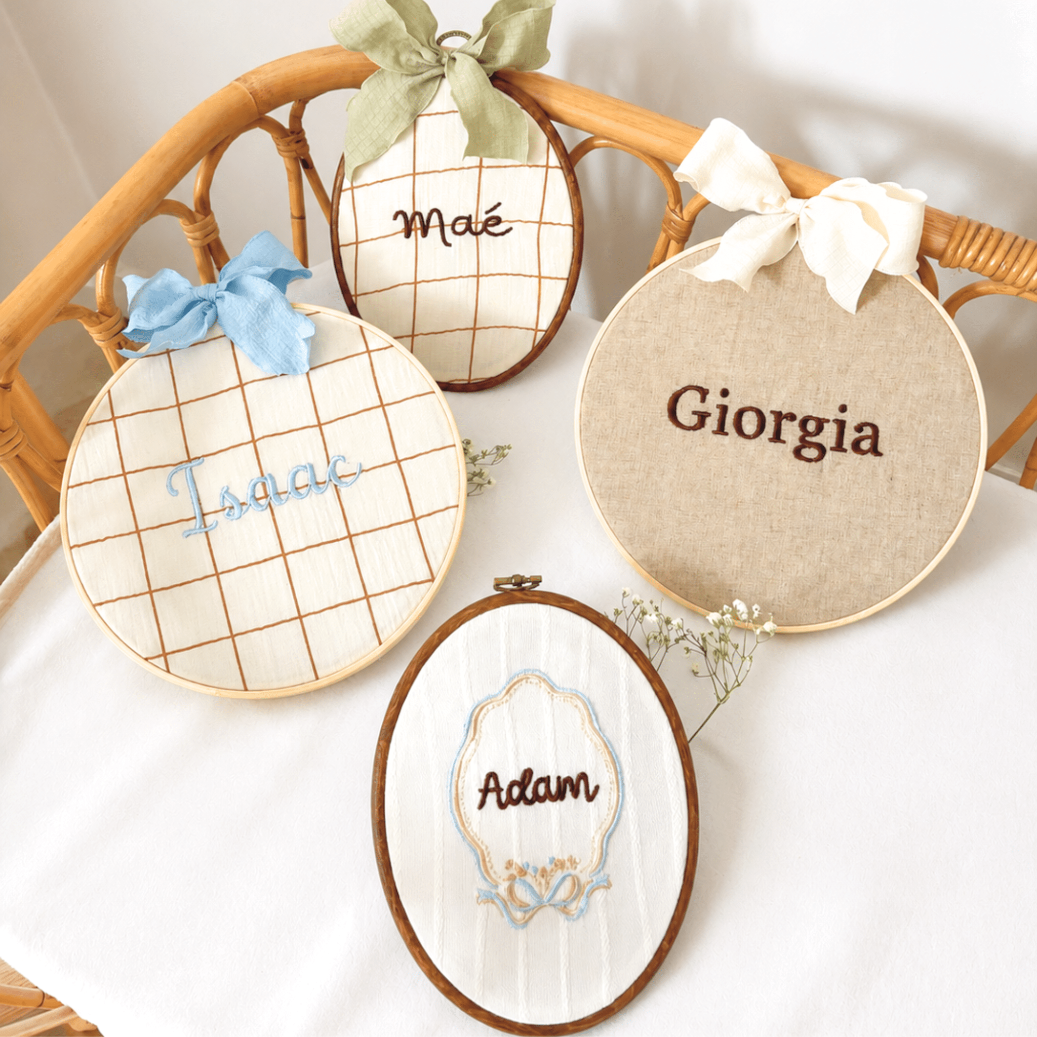 Cerceau de naissance - Tambourin de Naissance - Rond Aspect Bambou
