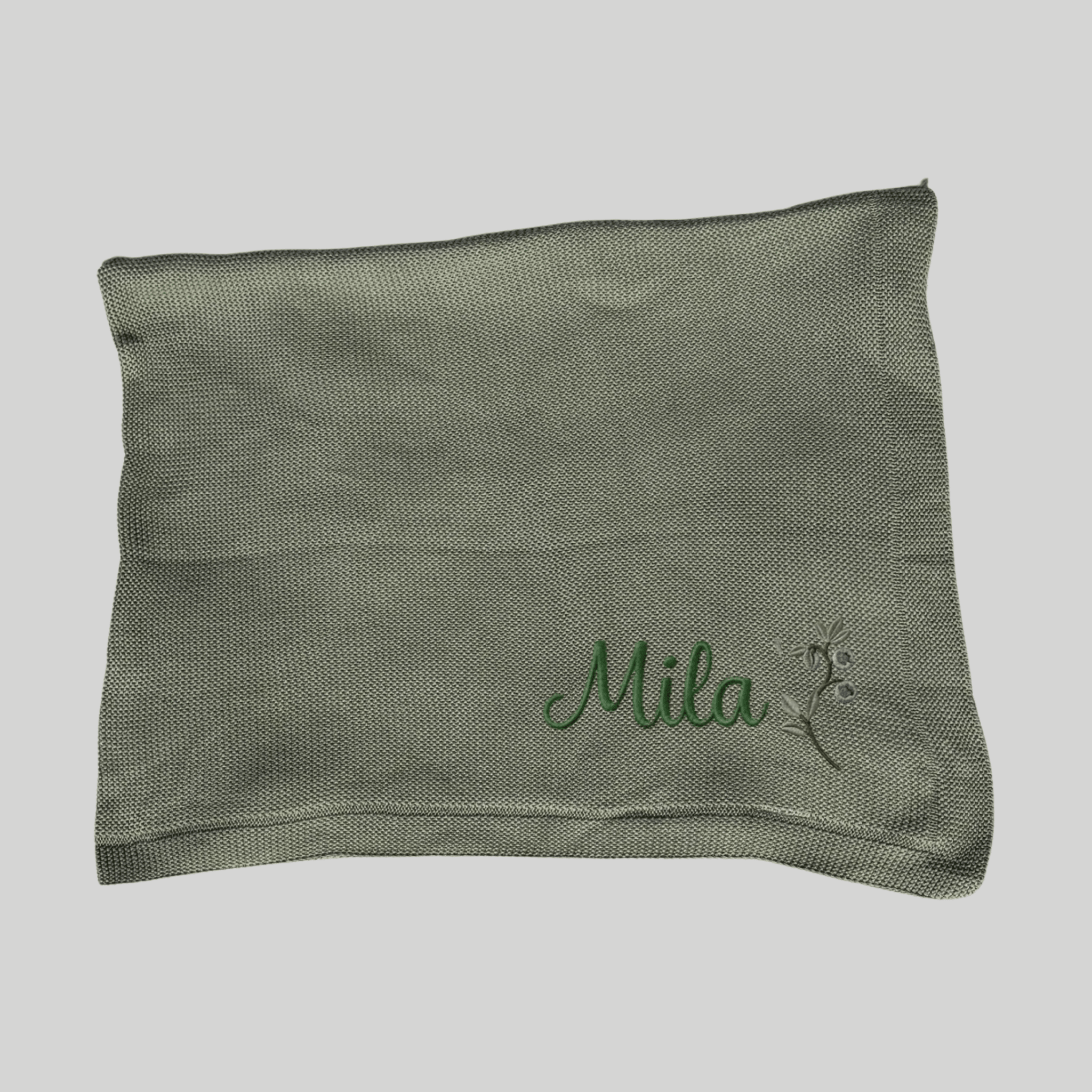 Couverture Bébé en Maille personnalisable