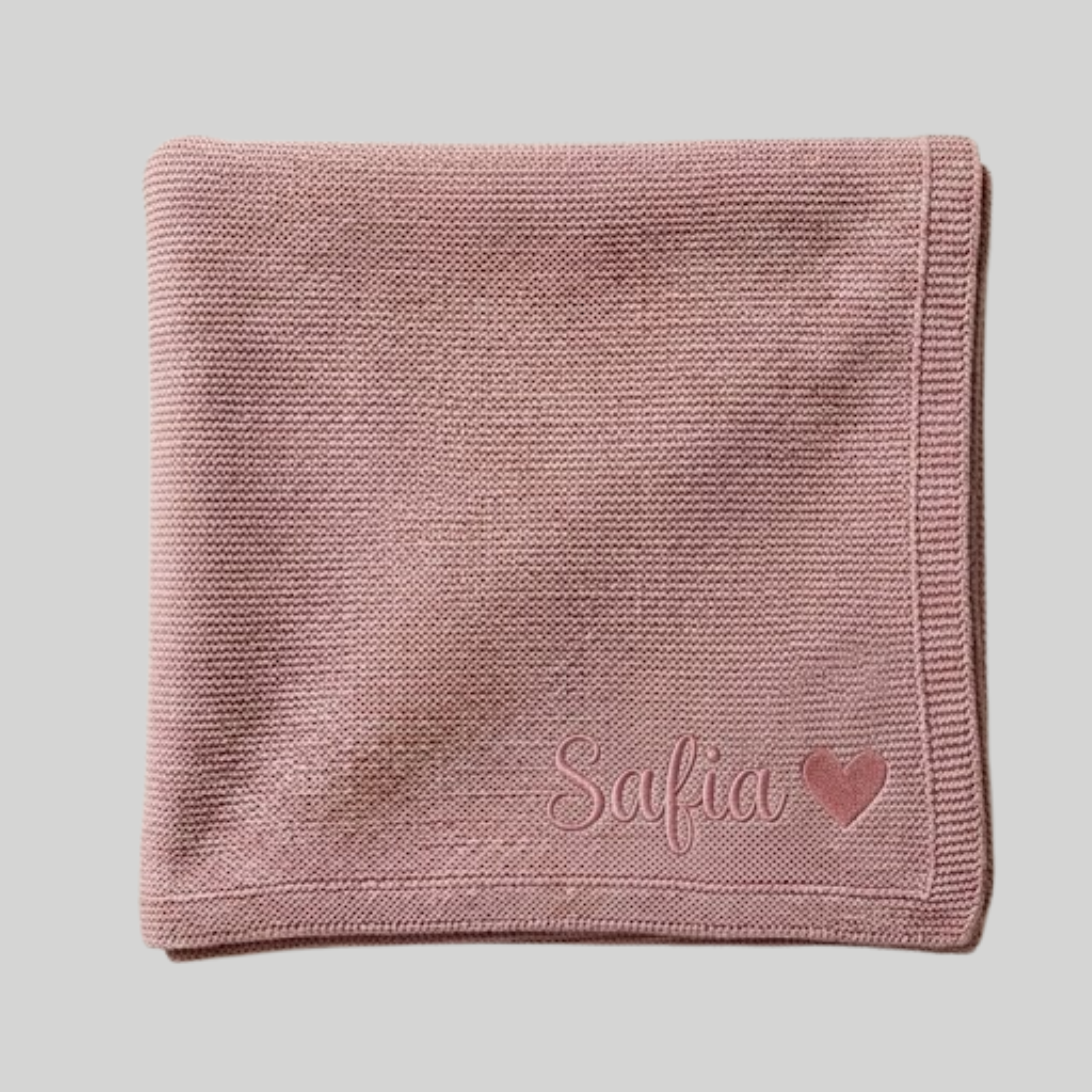 Couverture Bébé en Maille personnalisable