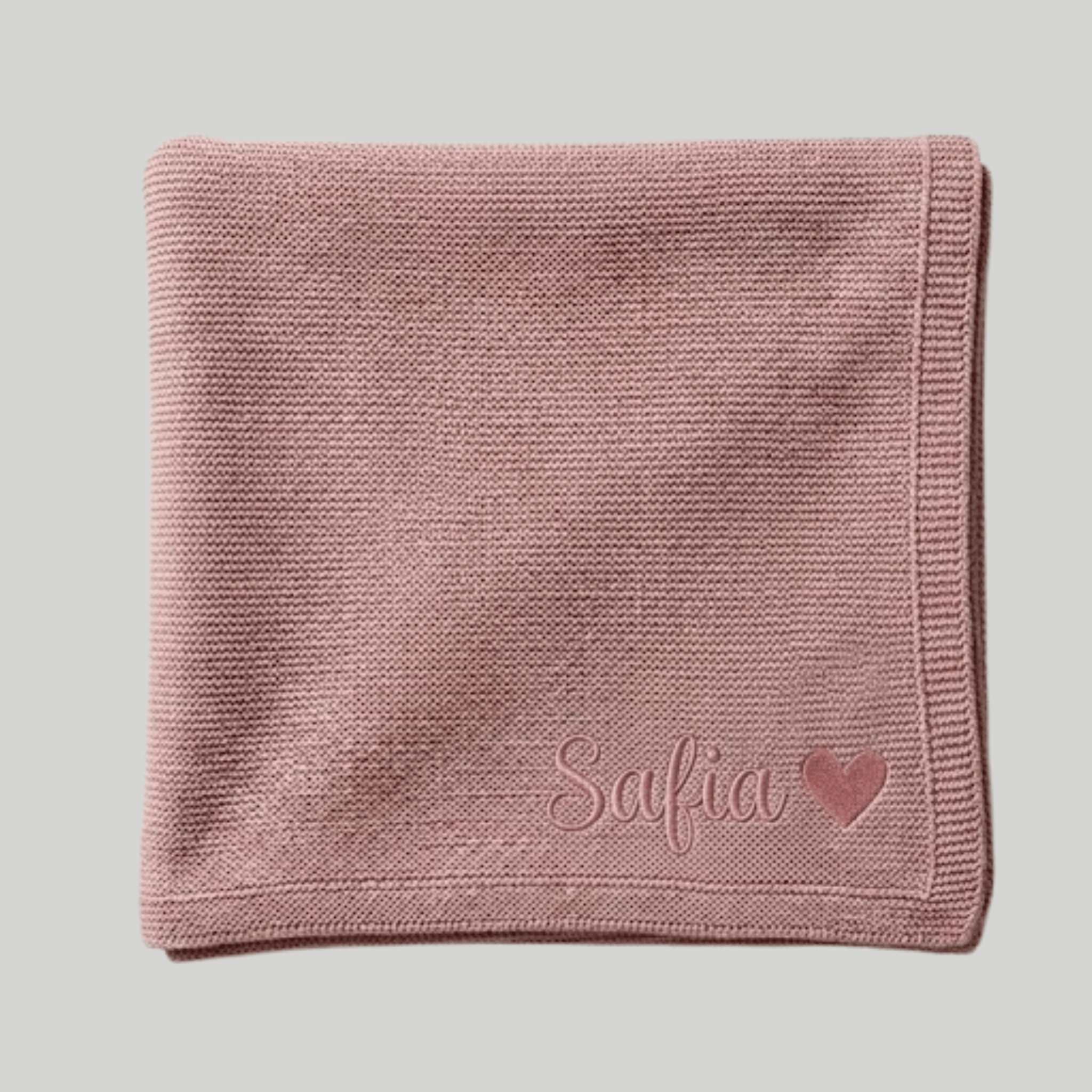 Couverture Bébé en Maille personnalisable