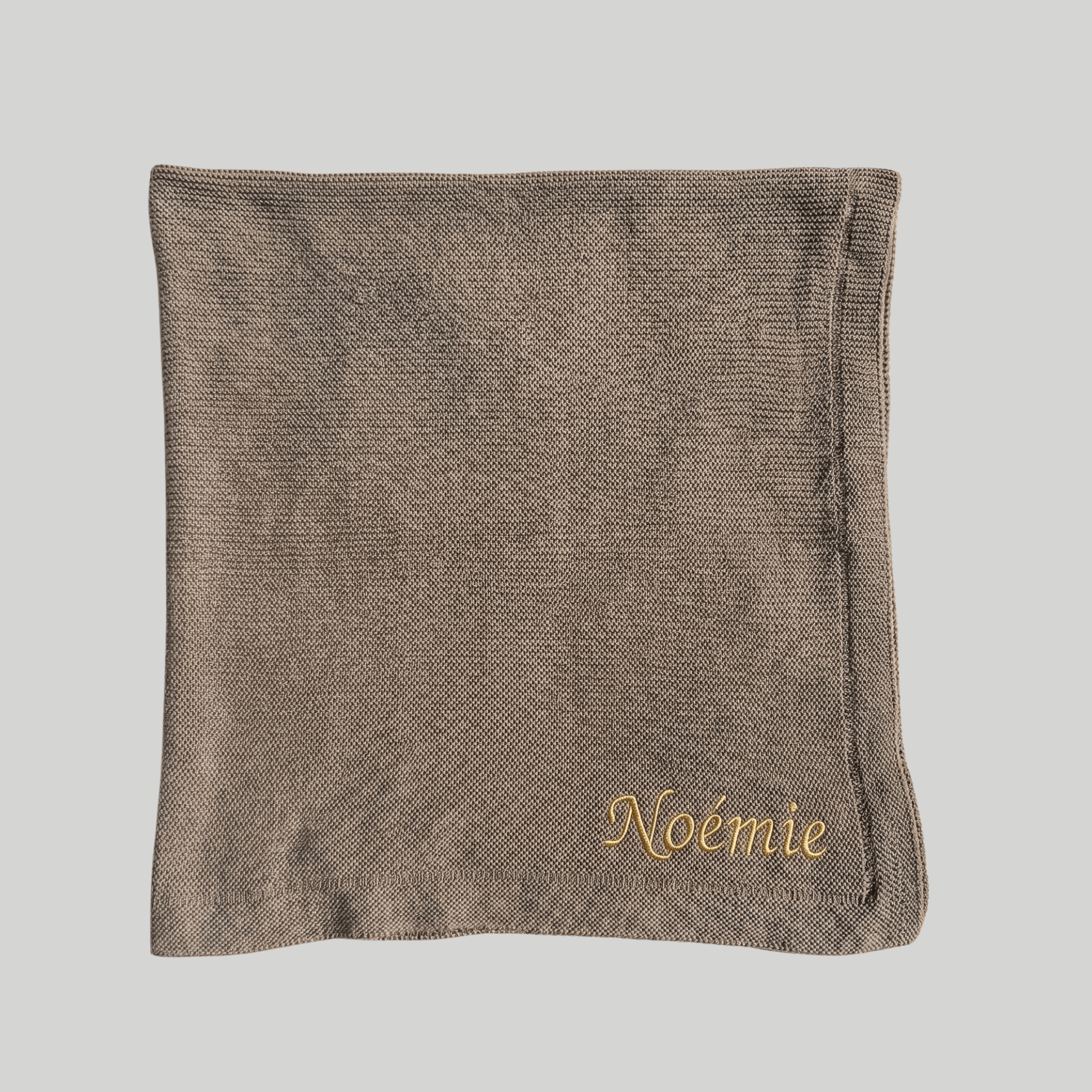 Couverture Bébé en Maille personnalisable