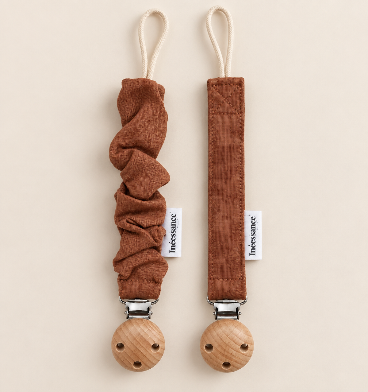 Attache tétines personnalisables bébé - Lot de 2