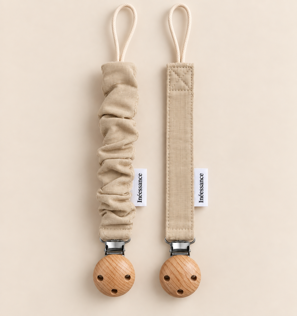 Attache tétines personnalisables bébé - Lot de 2
