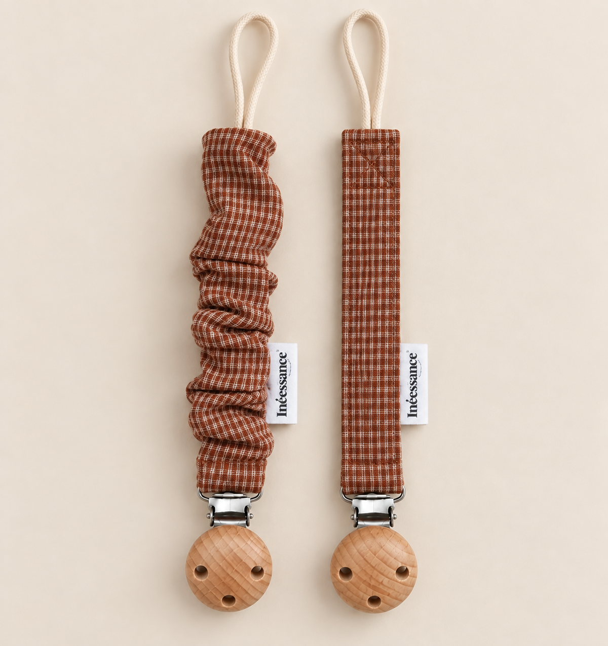 Attache tétines personnalisables bébé - Lot de 2