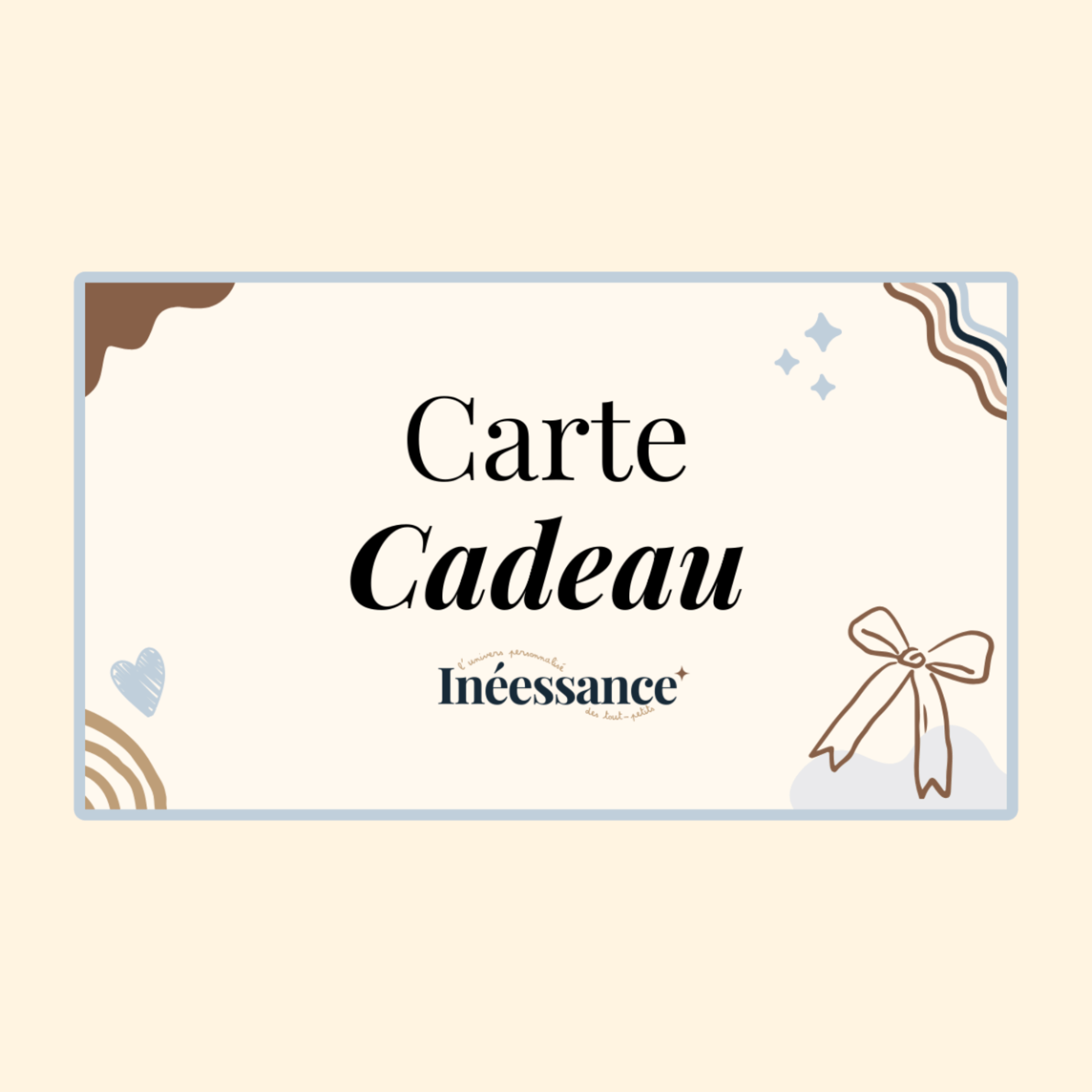 Inéssance Geschenkkarte – Angebotsauswahl & Personalisierung