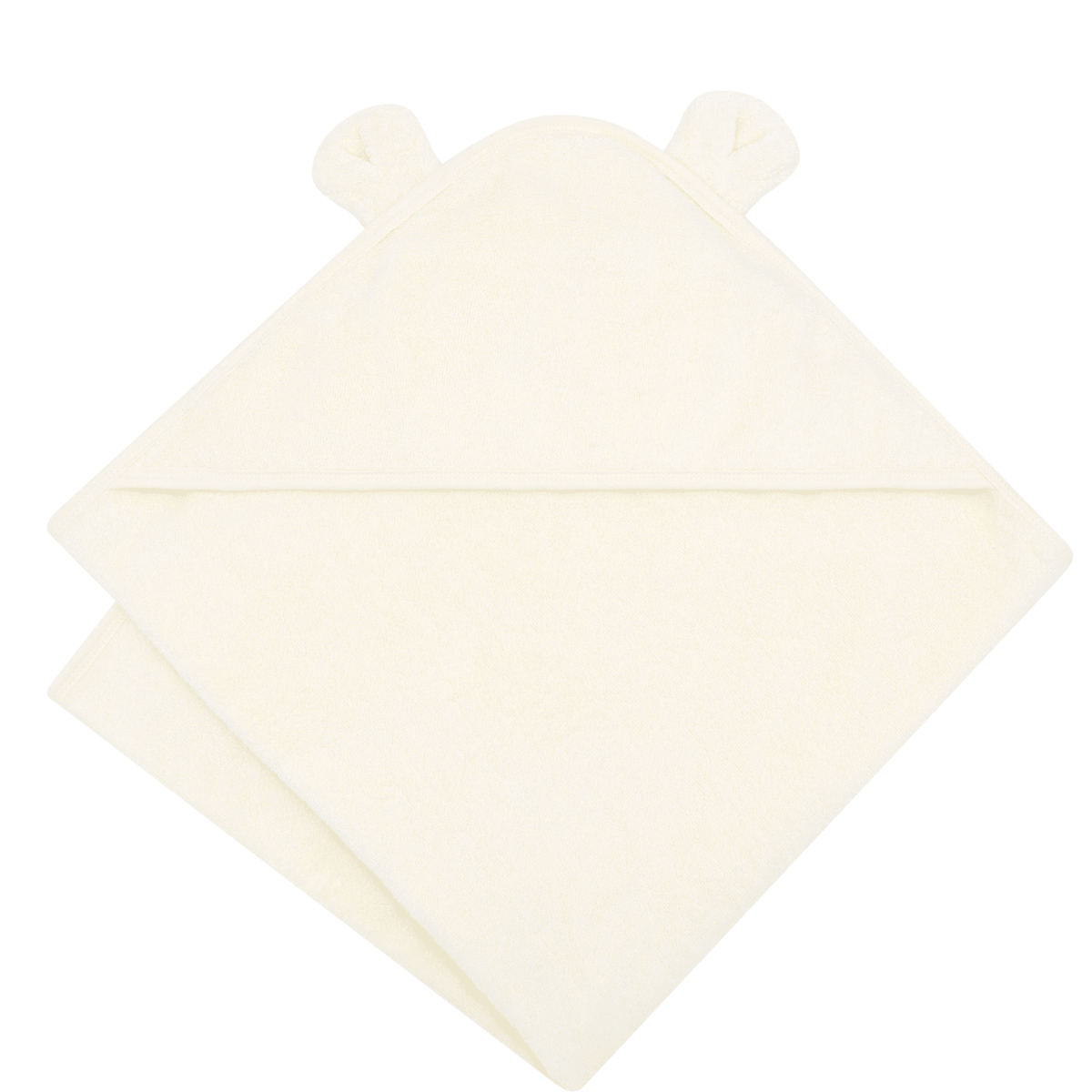 cape de bain ourson creme
