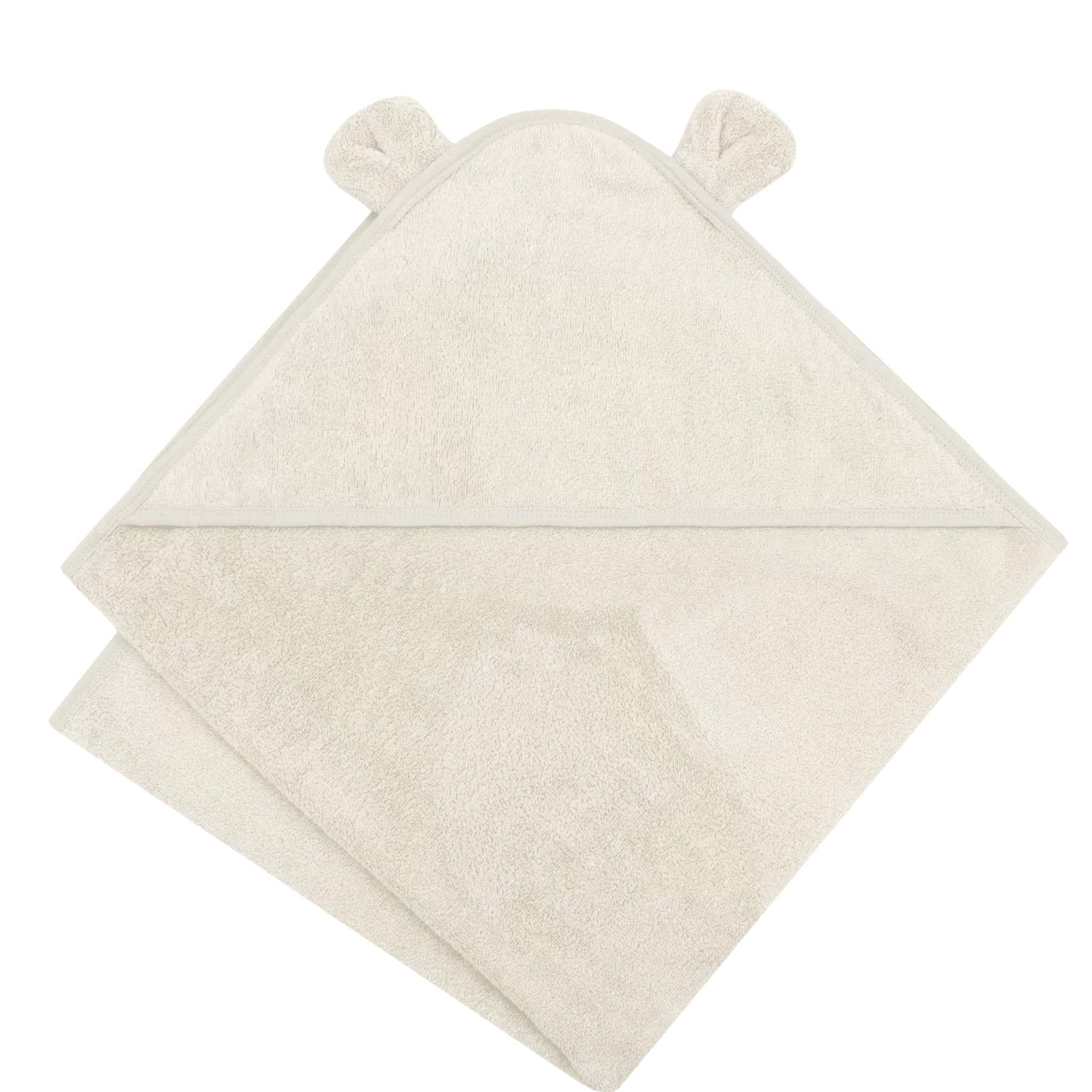 cape de bain ourson beige