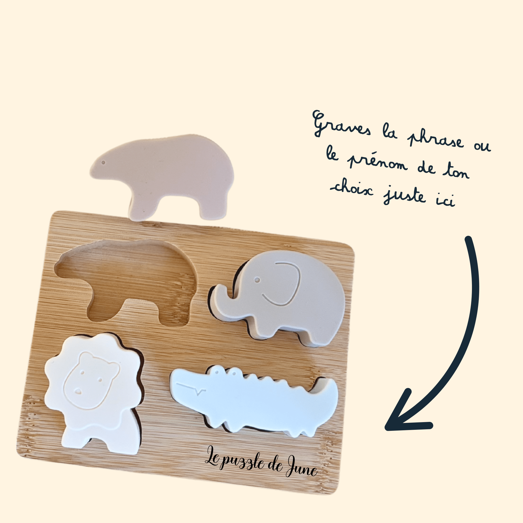 Puzzle Montessori - Personnalisable