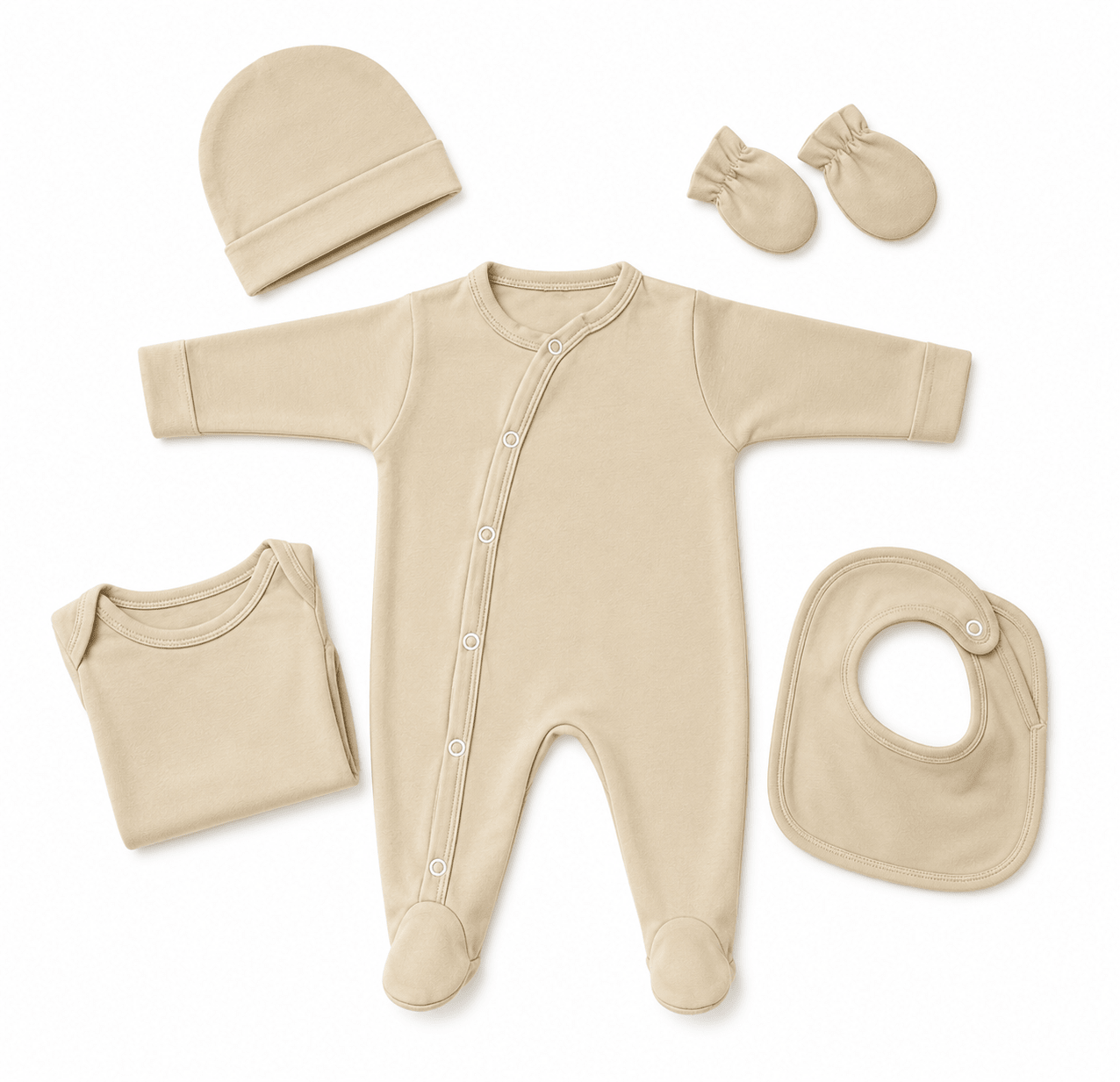Ensemble Pyjama bébé en coton - 5 pièces