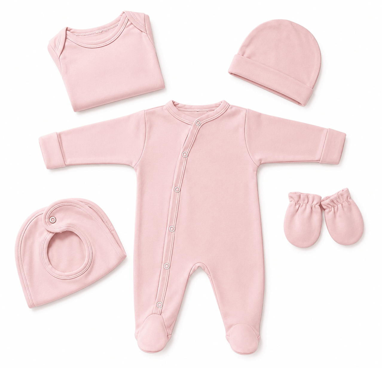 Ensemble Pyjama bébé en coton - 5 pièces