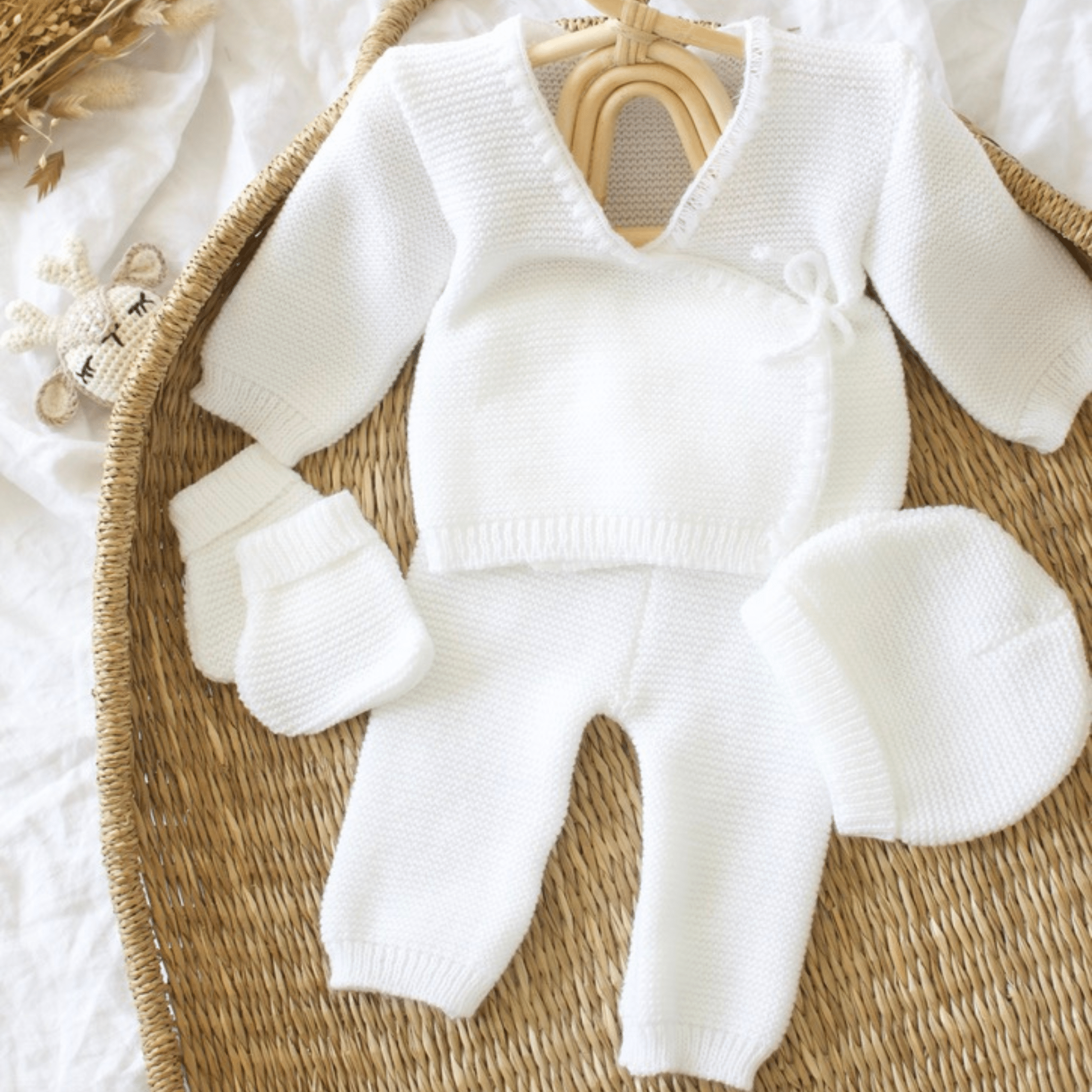 Tenue de naissance personnalisée – Mini cocon de douceur