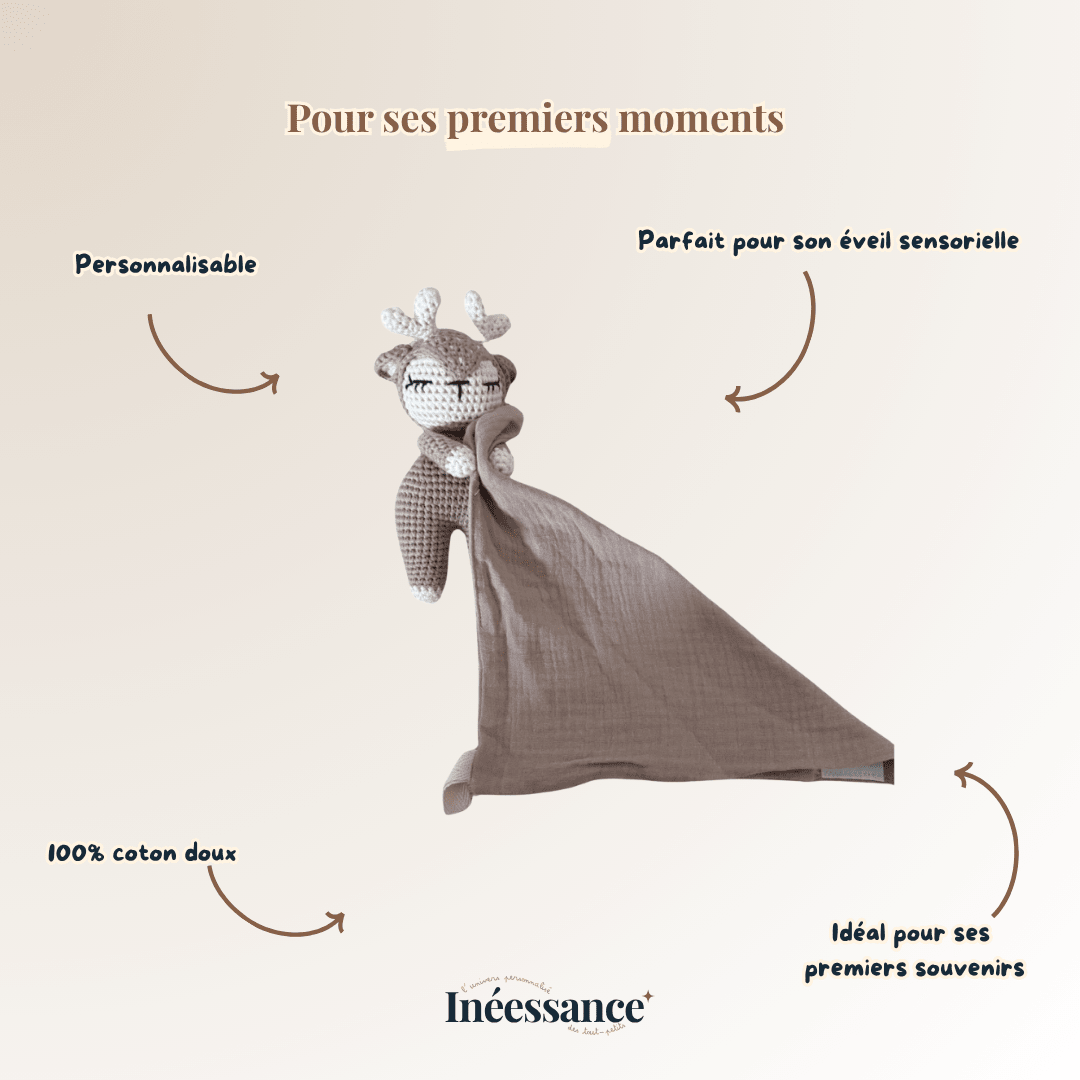 Doudou Plat en Crochet - Compagnons des Songes