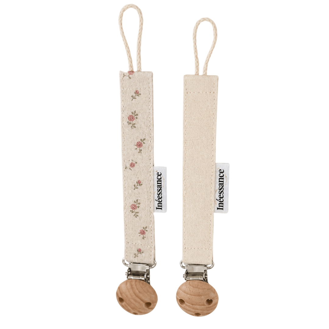 Attache tétines personnalisables bébé - Lot de 2
