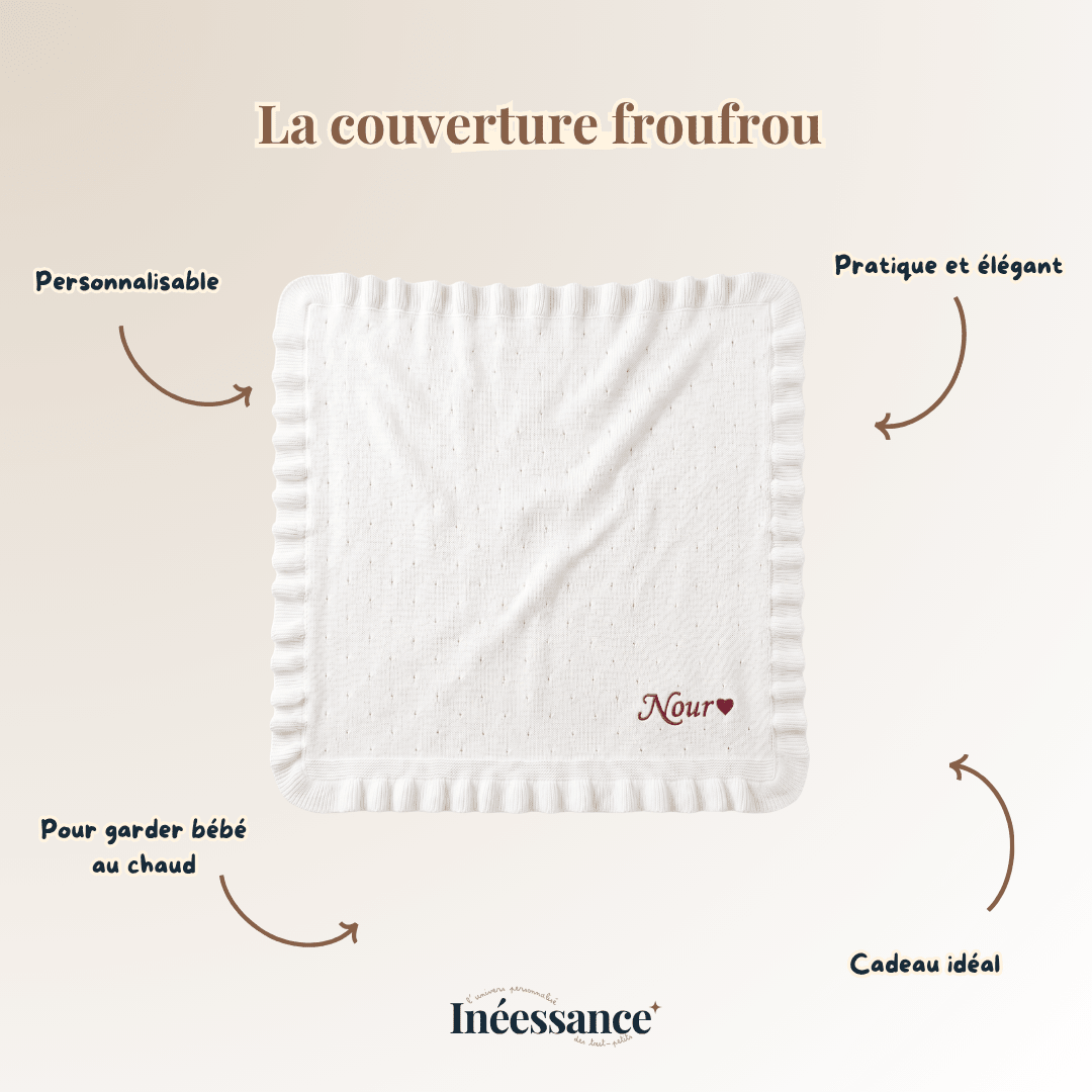 Couverture bébé Personnalisée à Froufrou