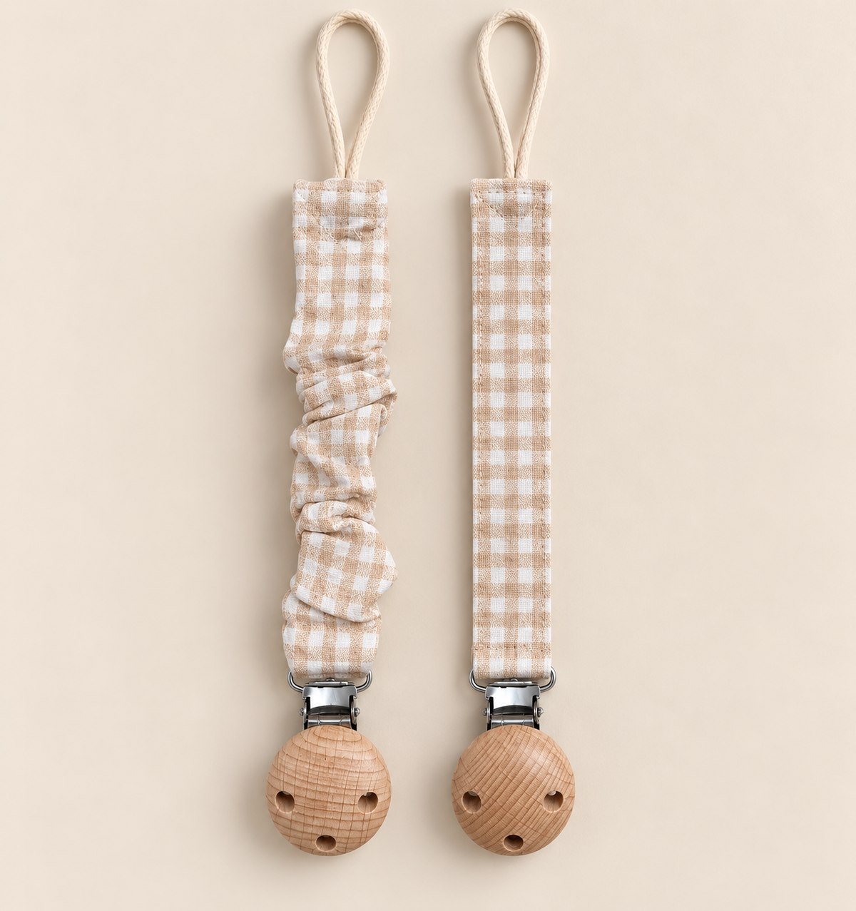 Attache tétines personnalisables bébé - Lot de 2