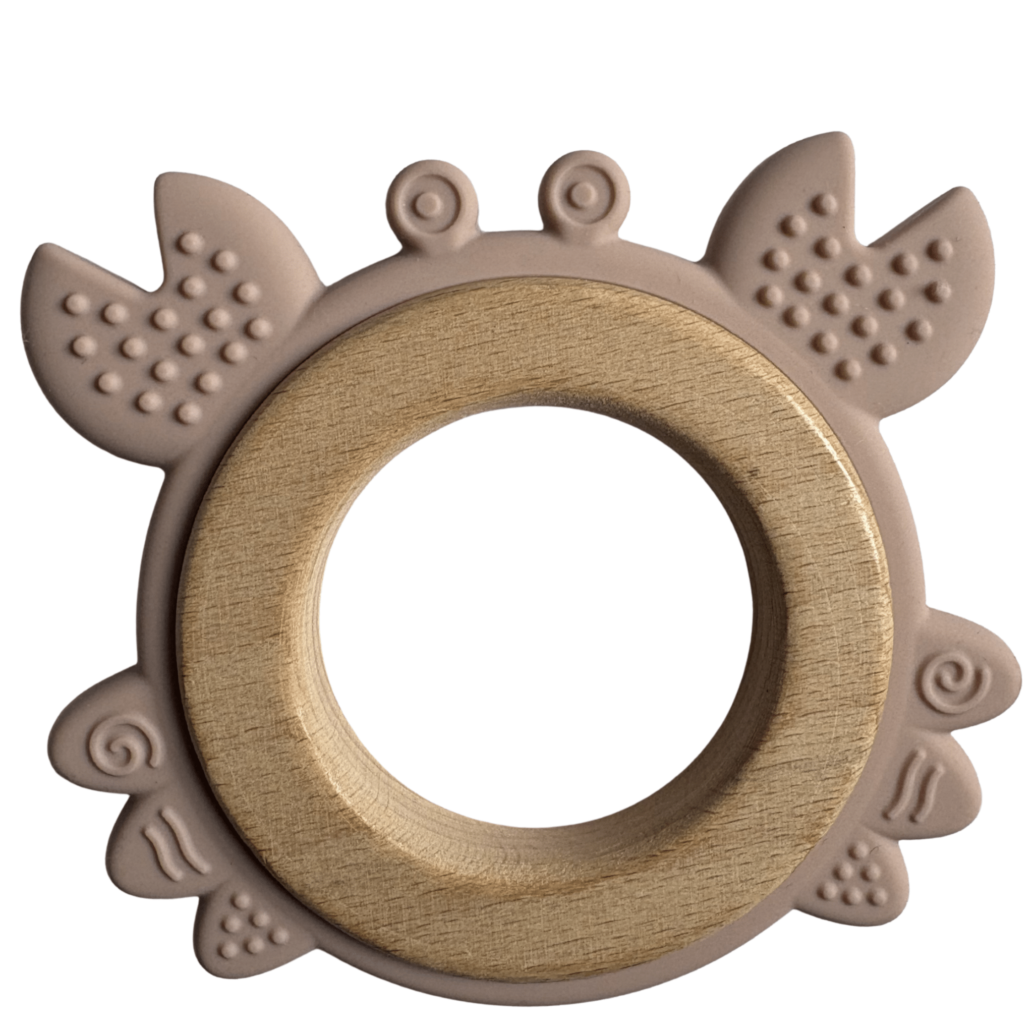 Anneau de dentition grignoteuse bébé -  Crabe