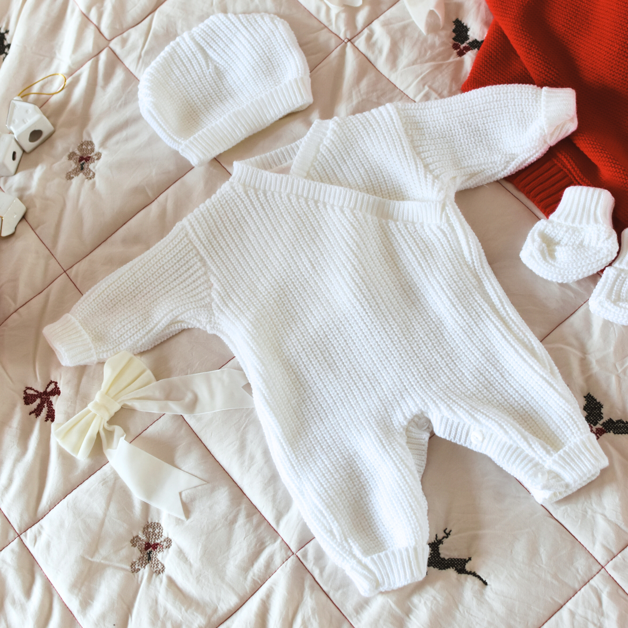 Tenue de Naissance Combinaison – Noël