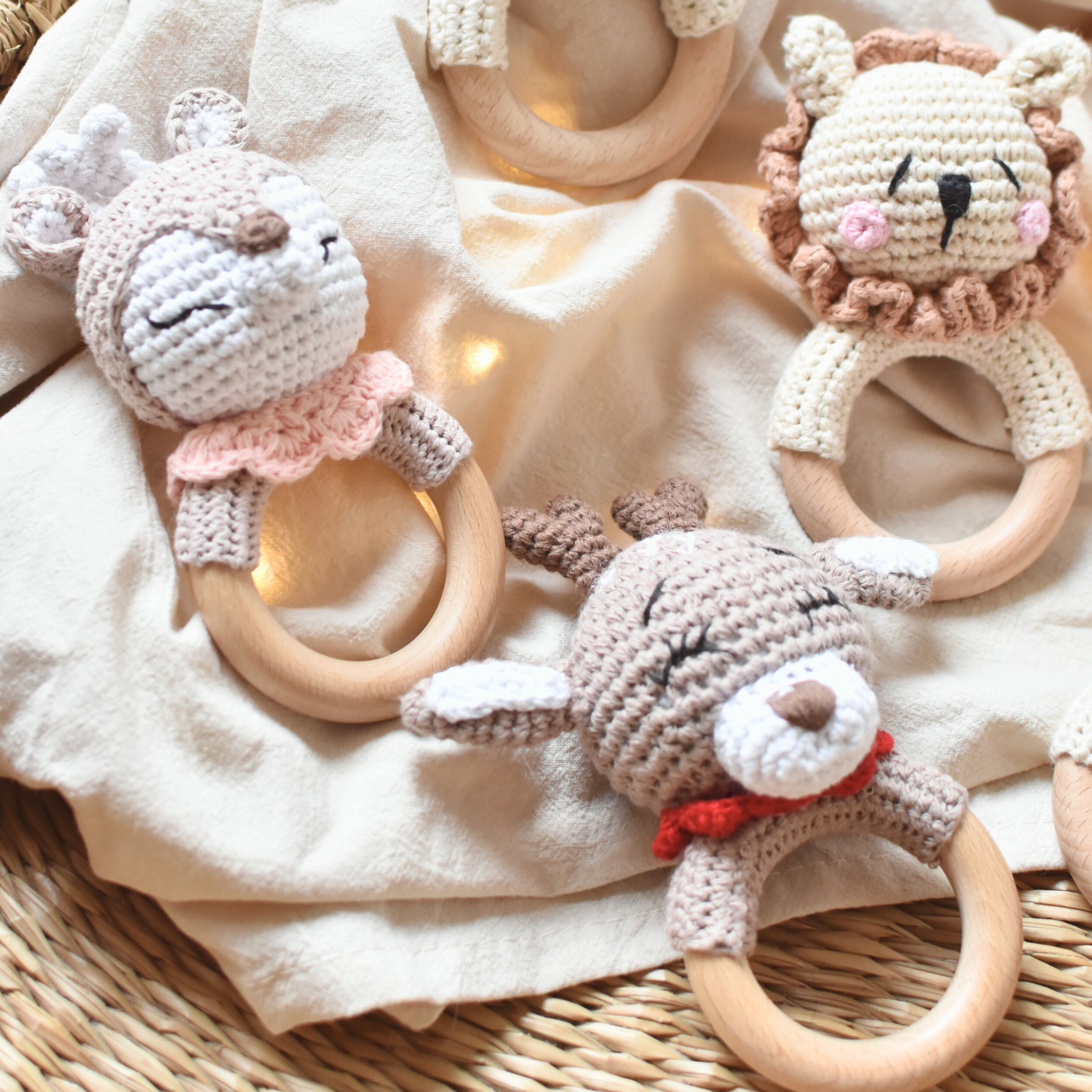 Le hochet en crochet - Nouvelle collection - Personnalisable
