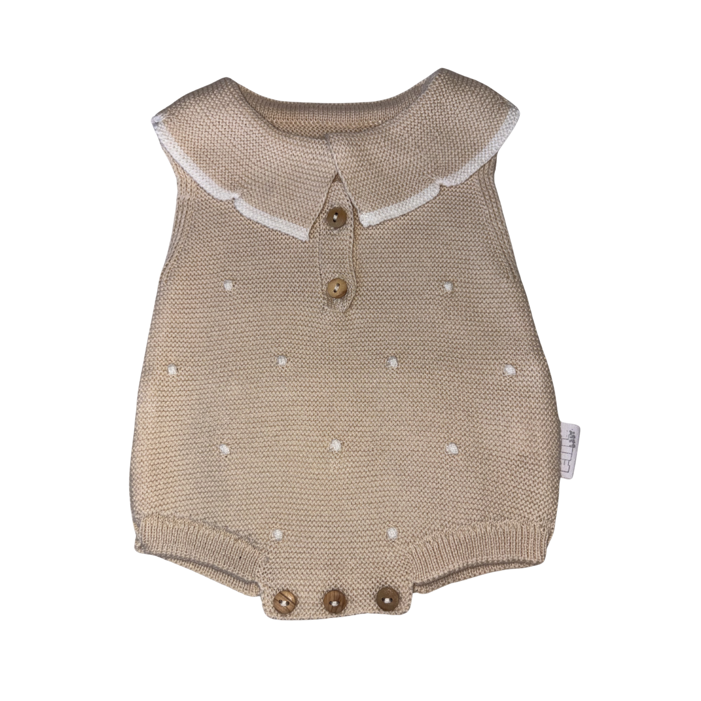 Tenue de naissance d'été - Barboteuse à pois