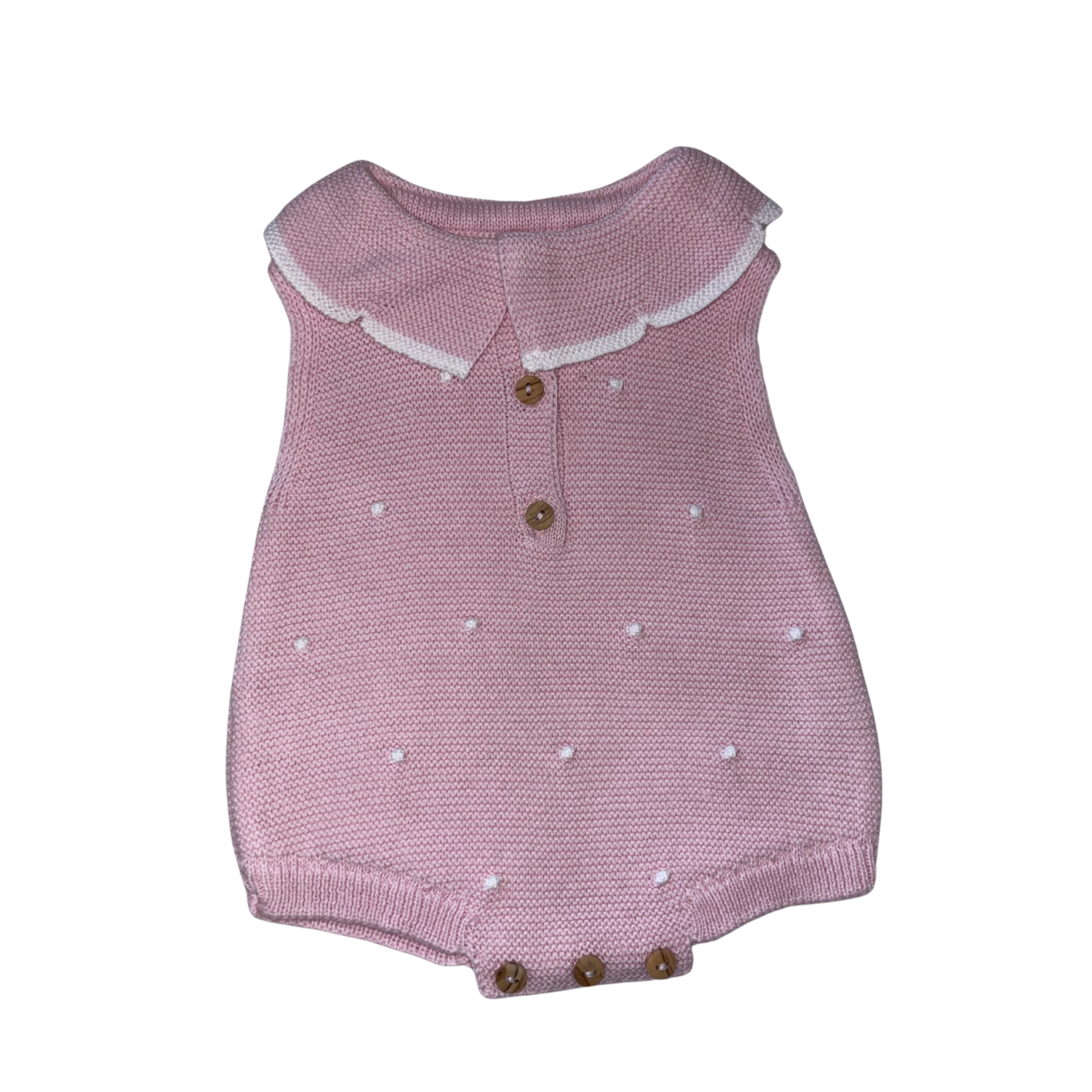 Tenue de naissance d'été - Barboteuse à pois
