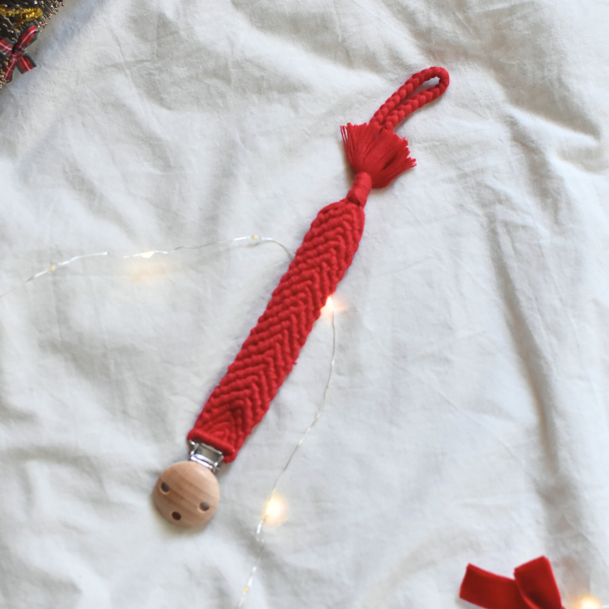 Coffret de Noël - Hochet Renne & Attache tétine