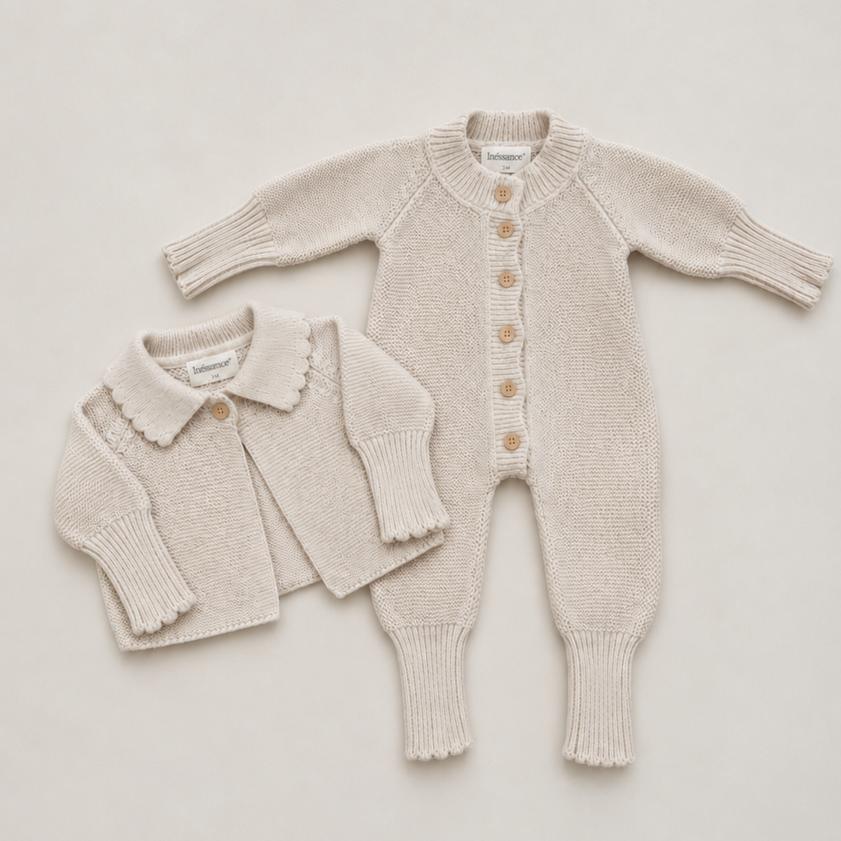 Souvenir de Naissance - Combinaison & Brassière personnalisées