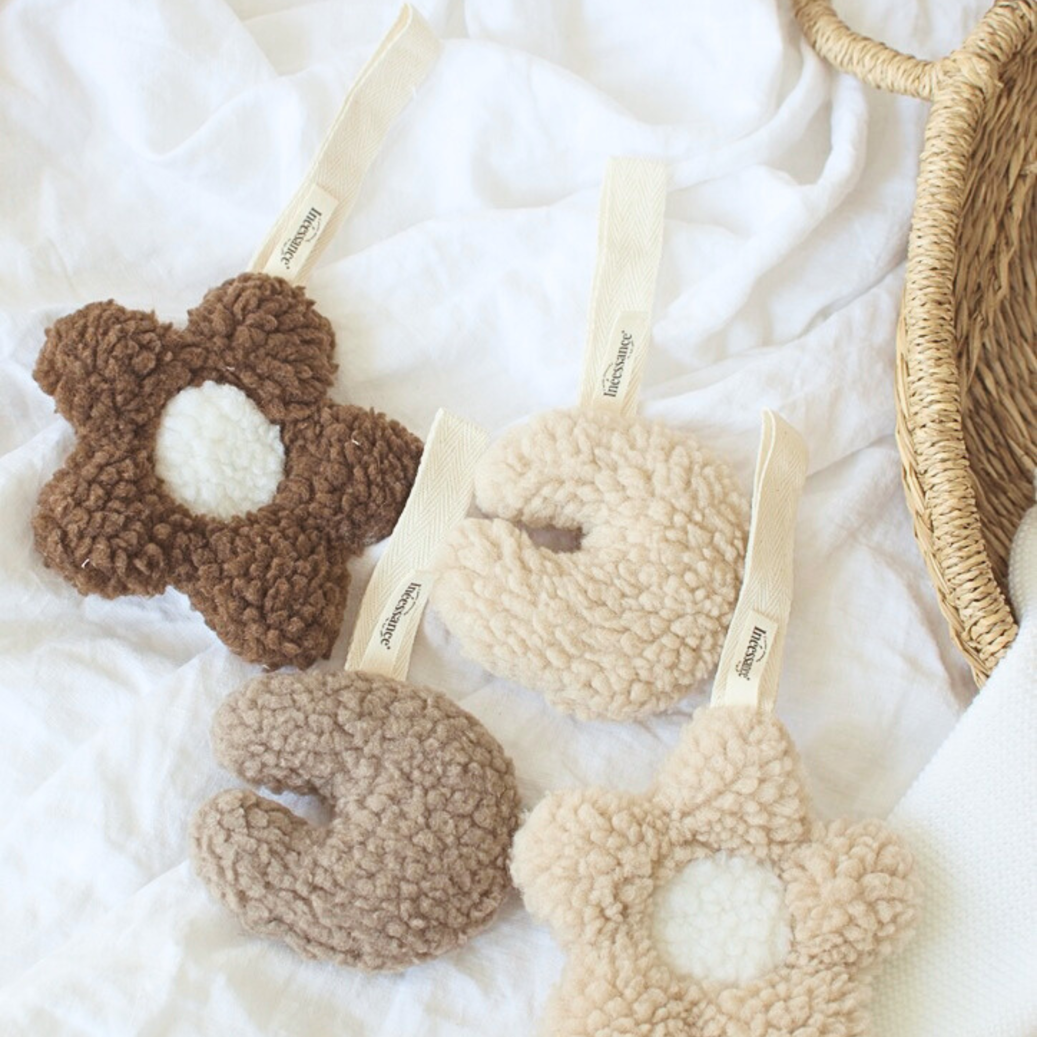 Attache-tétine Fleur & Lune Personnalisable