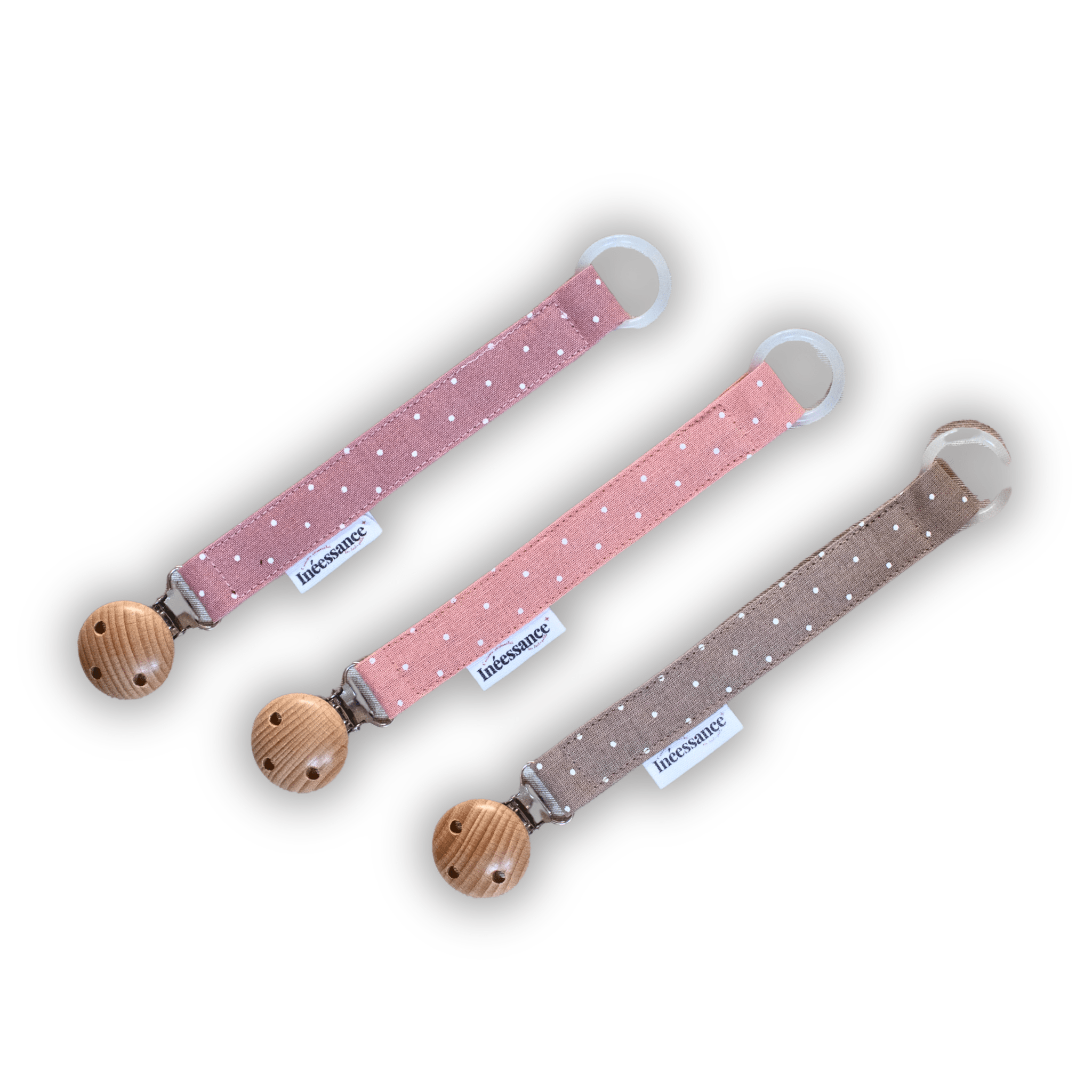 Attache tétine en coton - compatible MAM - personnalisable